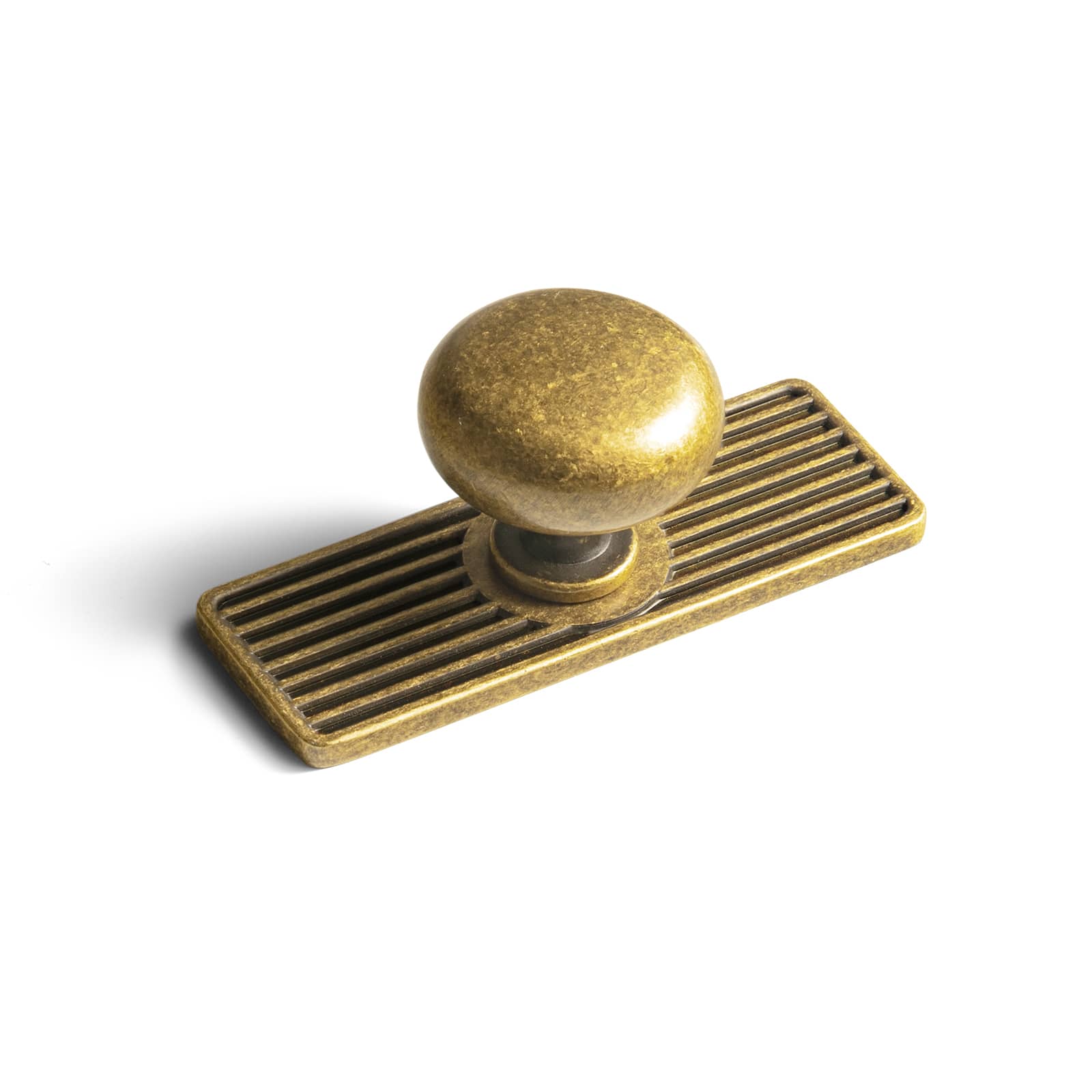 Goo-Ki Antique Brass / G / 6 Pack 1.14" Diameter Mushroom Knob