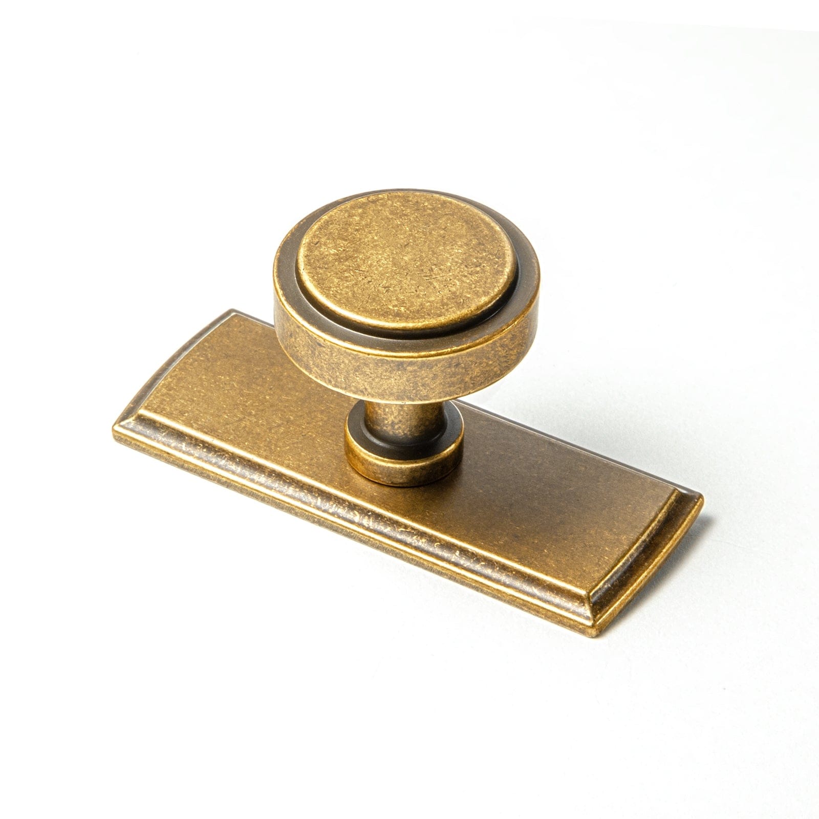 Goo-Ki Antique Brass / G011 / 6 Pack Simple Cylindrical Zinc Alloy Drawer Knob with Elegant Design