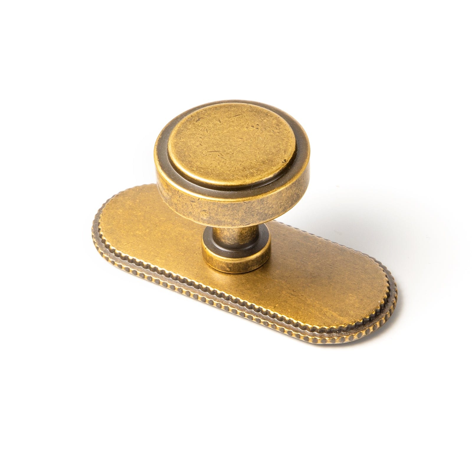 Goo-Ki Antique Brass / G019 / 6 Pack Simple Cylindrical Zinc Alloy Drawer Knob with Elegant Design