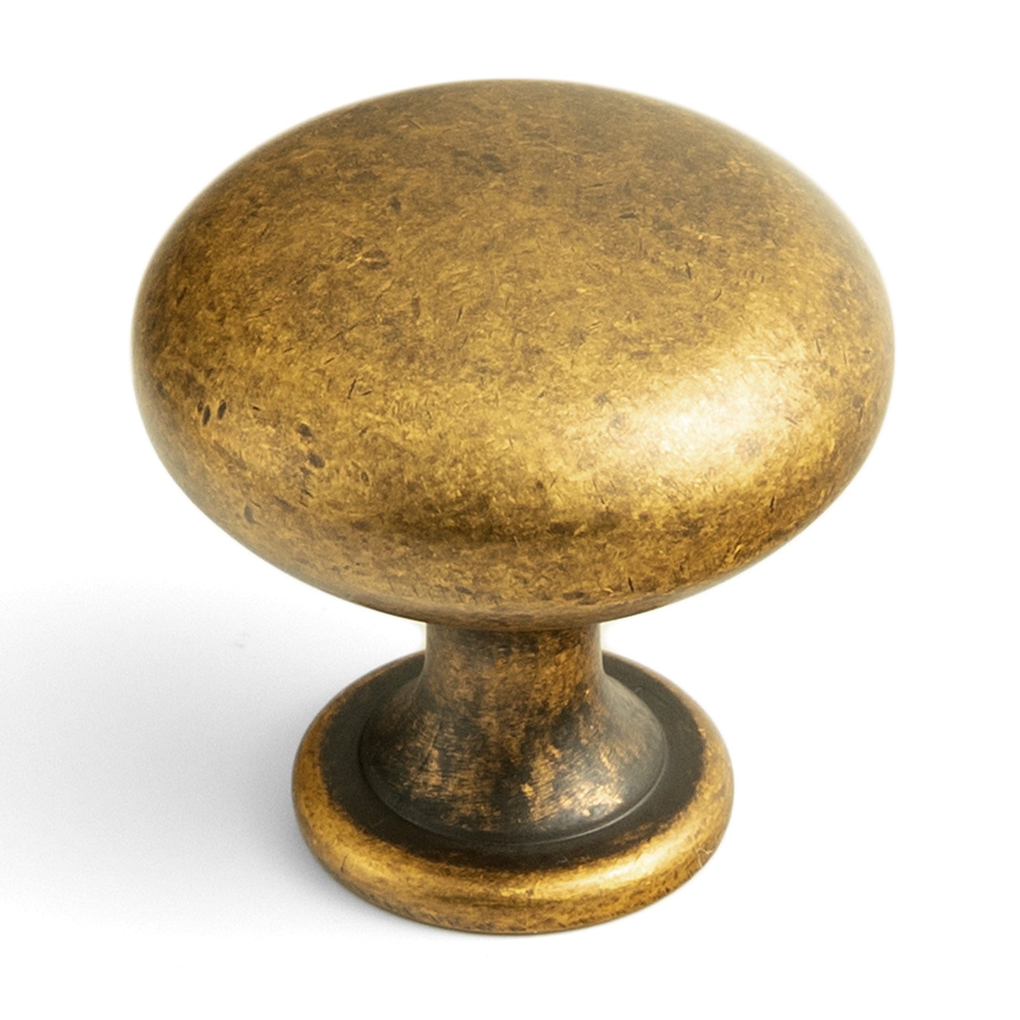 Goo-Ki Antique Brass / Knob / 6 Pack Vintage Brass Mushroom Cabinet Knobs Zinc Alloy Drawer Handles for Kitchen Cupboard
