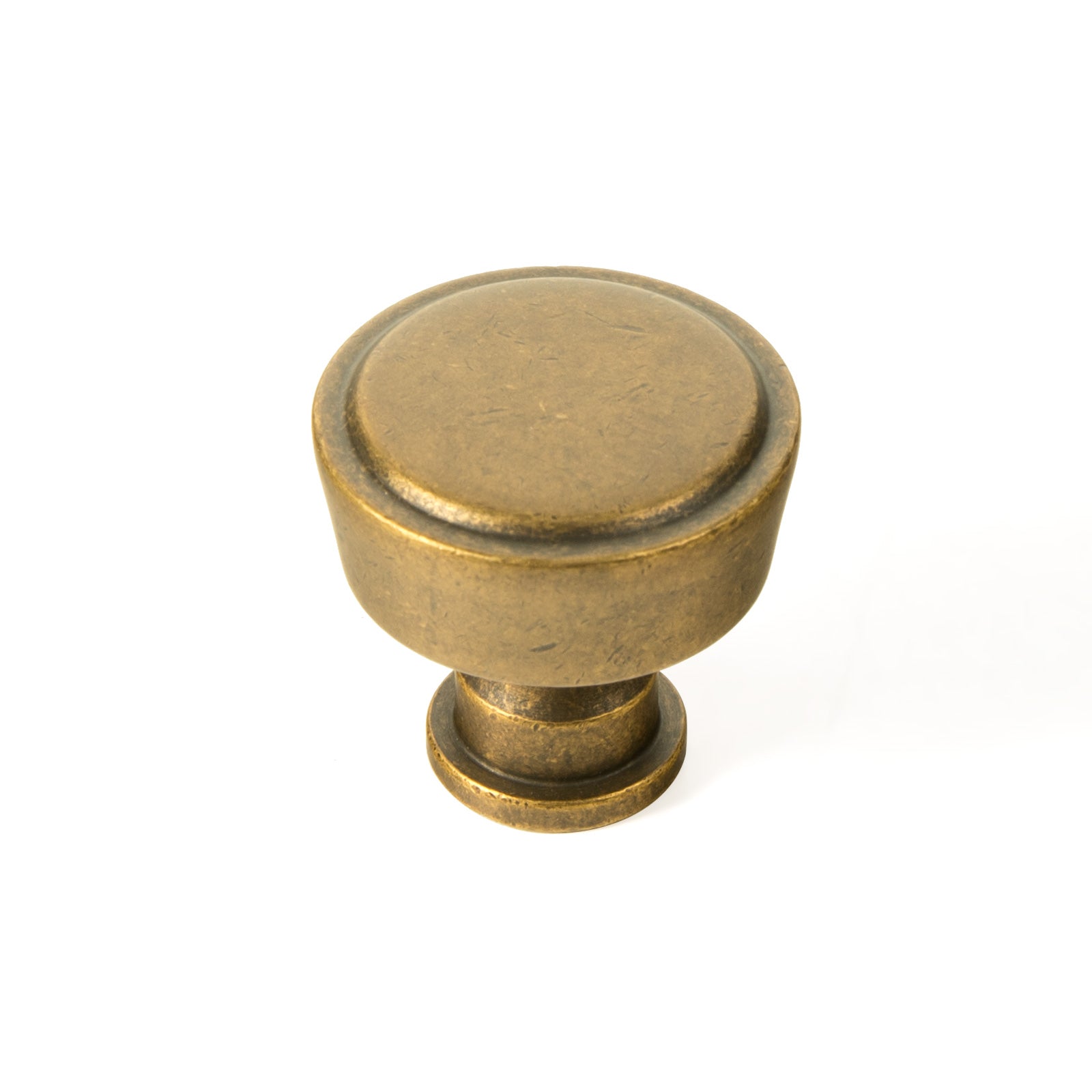 Goo-Ki Antique Brass / No Back Plate / 6 Pack Retro Drawer Knobs for Dresser Cupboard Solid Zinc Alloy Single Hole Cabinet Hardware