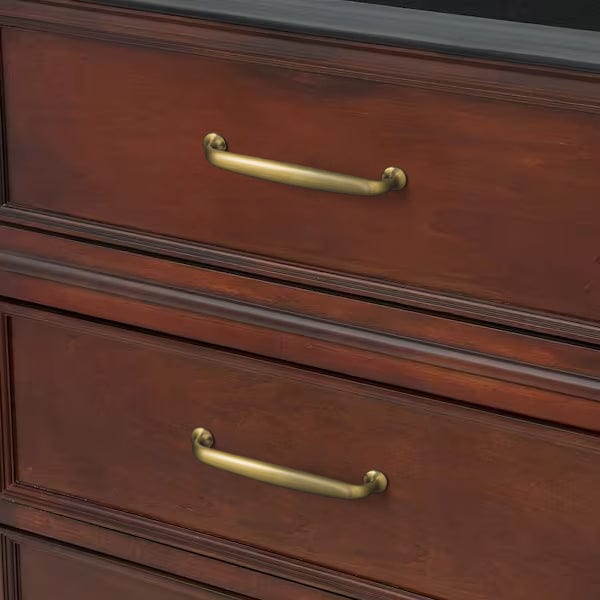 Goo-Ki Antique Bronze Drawer Pulls Solid Vintage Retro Bar Pull Furniture Hardware