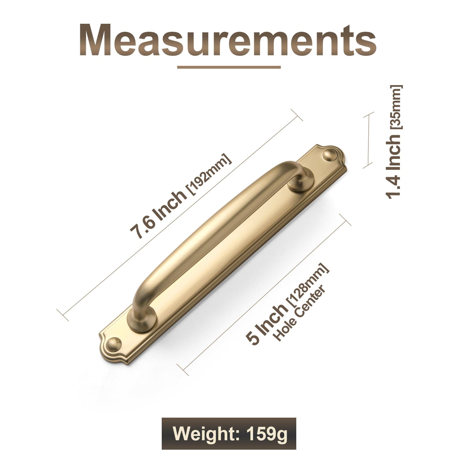 Goo-Ki Antique Bronze Drawer Pulls Solid Vintage Retro Bar Pull Furniture Hardware