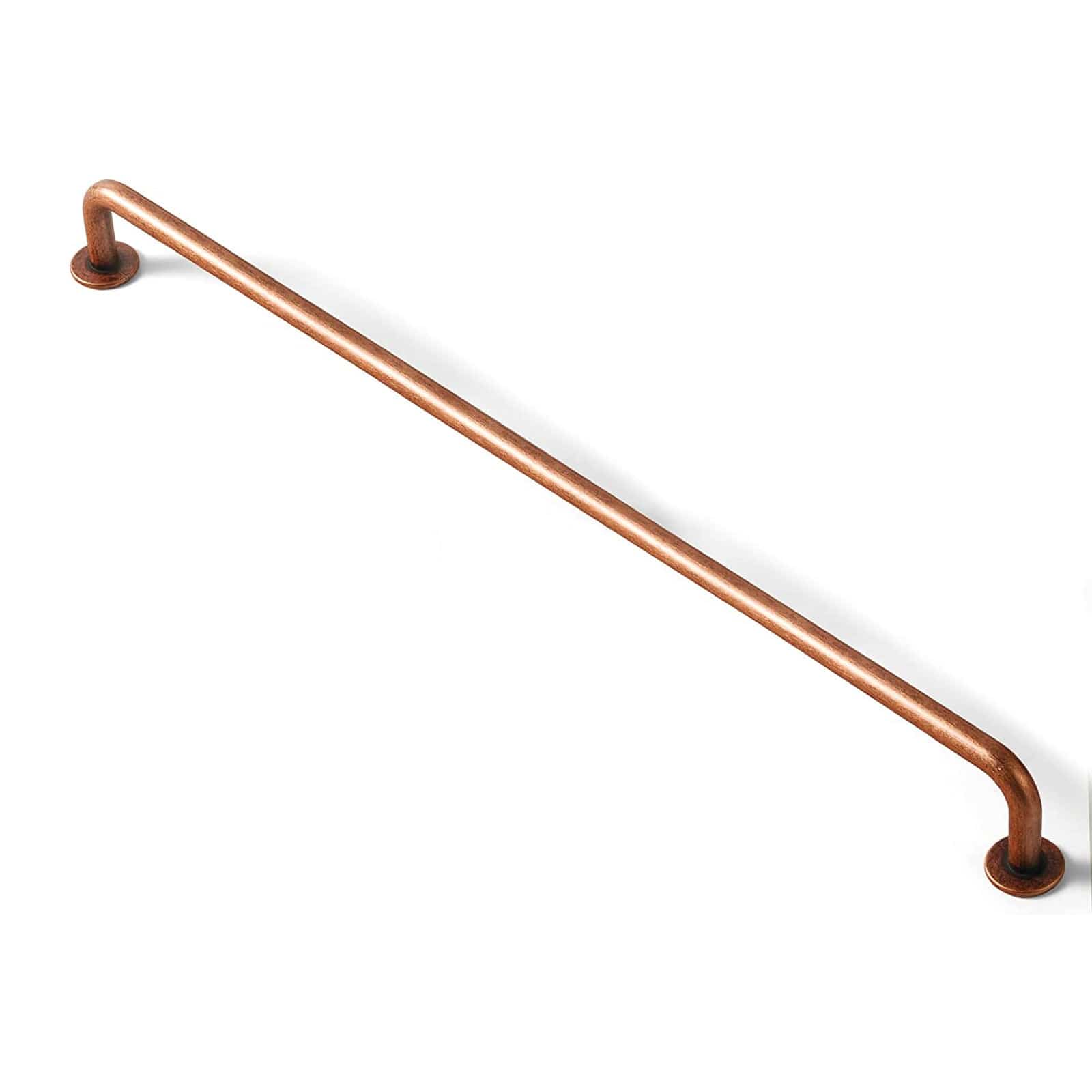 Goo-Ki Antique Copper / 12.6'' Hole center Antique Drawer Pulls Solid Retro Bar Pull Furniture Hardware for Kitchen 6 Pack