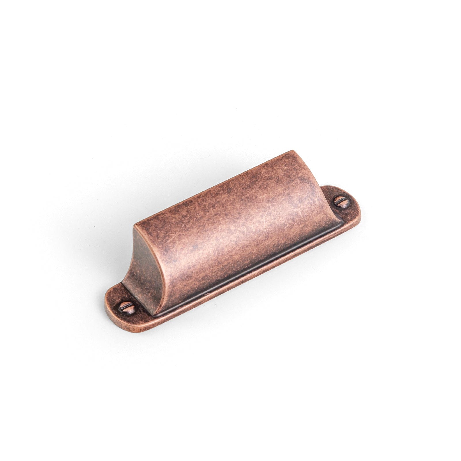 Goo-Ki Antique Copper / 2.5'' Hole Center / 6 Pack Modern Multi-Color Cabinet Cup Pulls Bin Drawer Pull Stylish Hardware for Furniture Upgrades