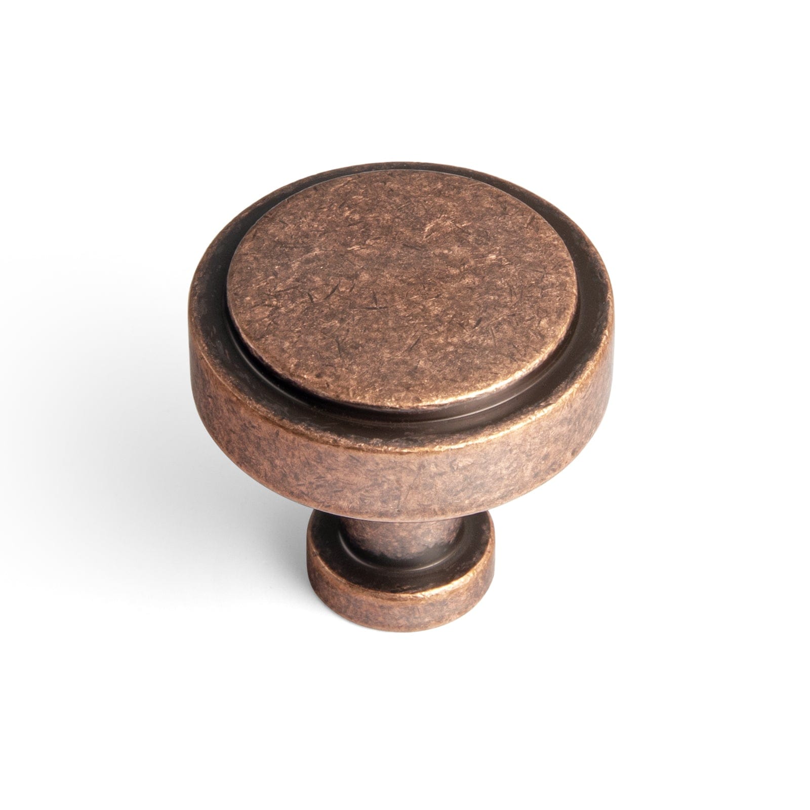 Goo-Ki Antique Copper / Knob / 6 Pack Simple Cylindrical Zinc Alloy Drawer Knob with Elegant Design