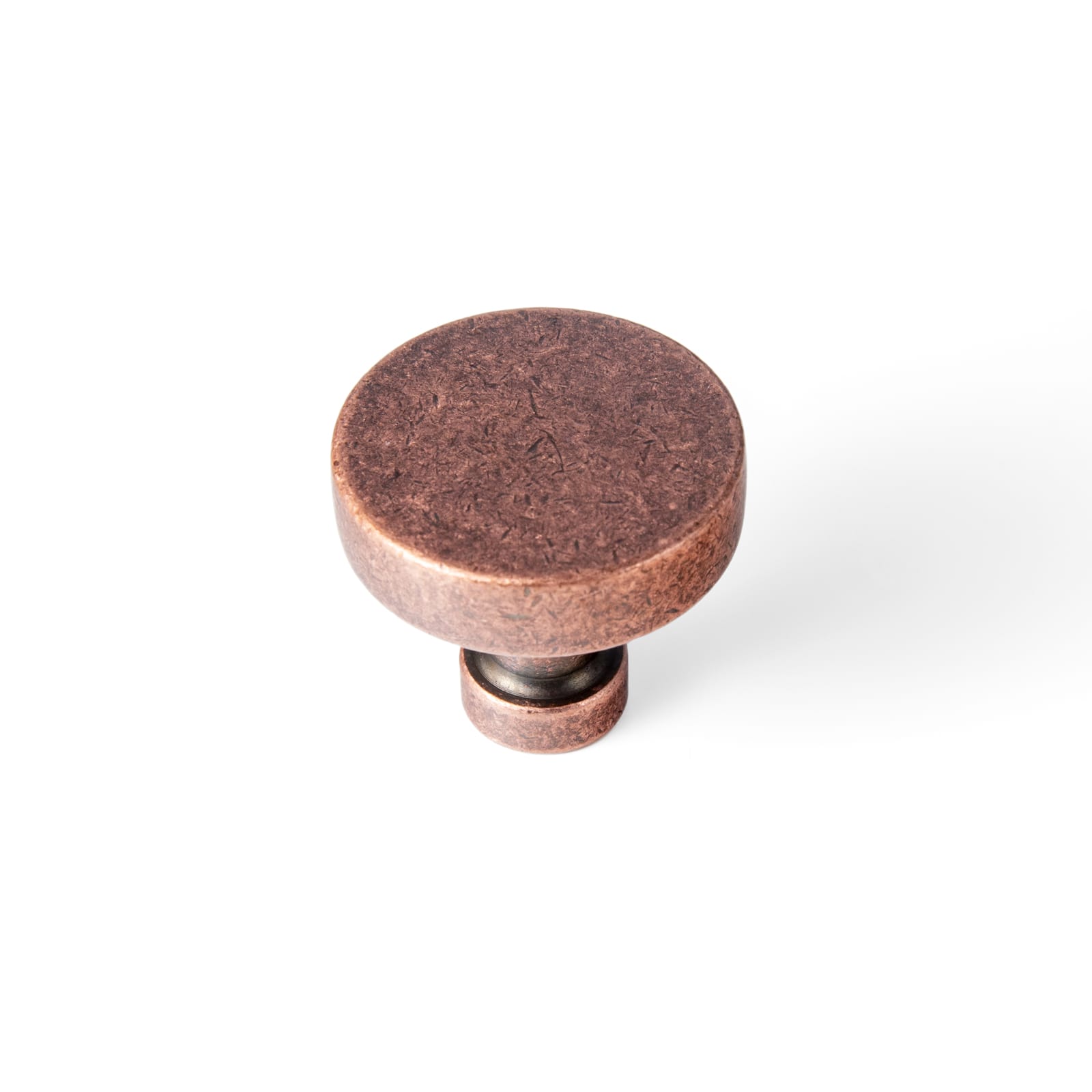 Goo-Ki Antique Copper / No Back Plate / 6 Pack Vintage Brass Zinc Alloy Cabinet Knob with Back Plate Single Hole Center Kitchen Hardware