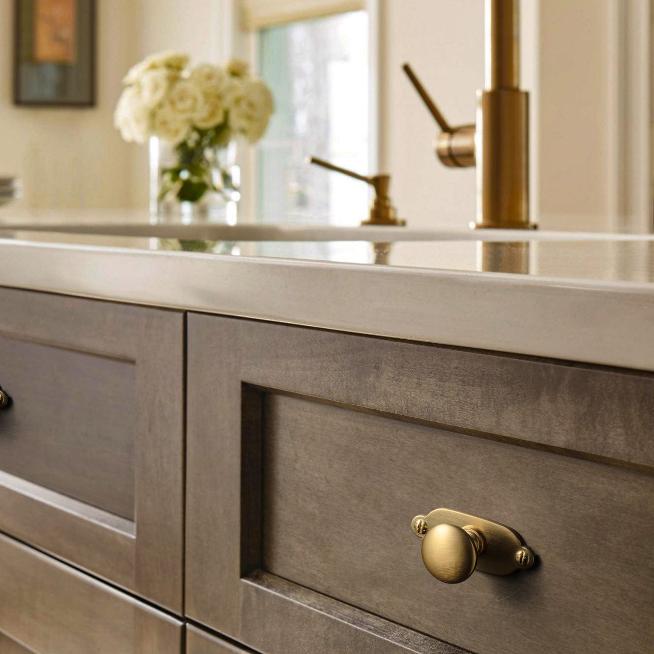 Goo-Ki Antique Drawer Pulls Solid Retro Bar Pull Furniture Hardware for Kitchen