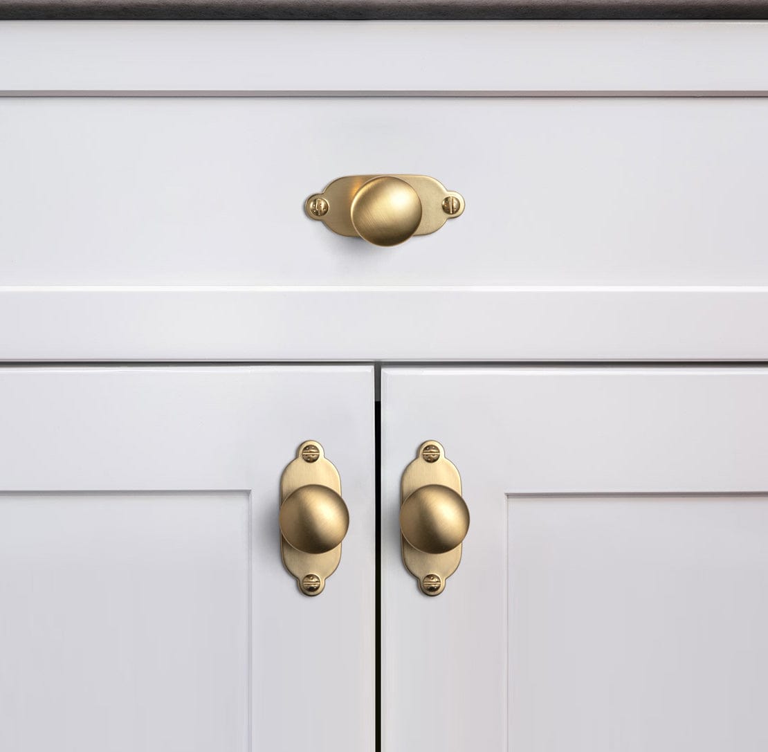 Goo-Ki Antique Drawer Pulls Solid Retro Bar Pull Furniture Hardware for Kitchen
