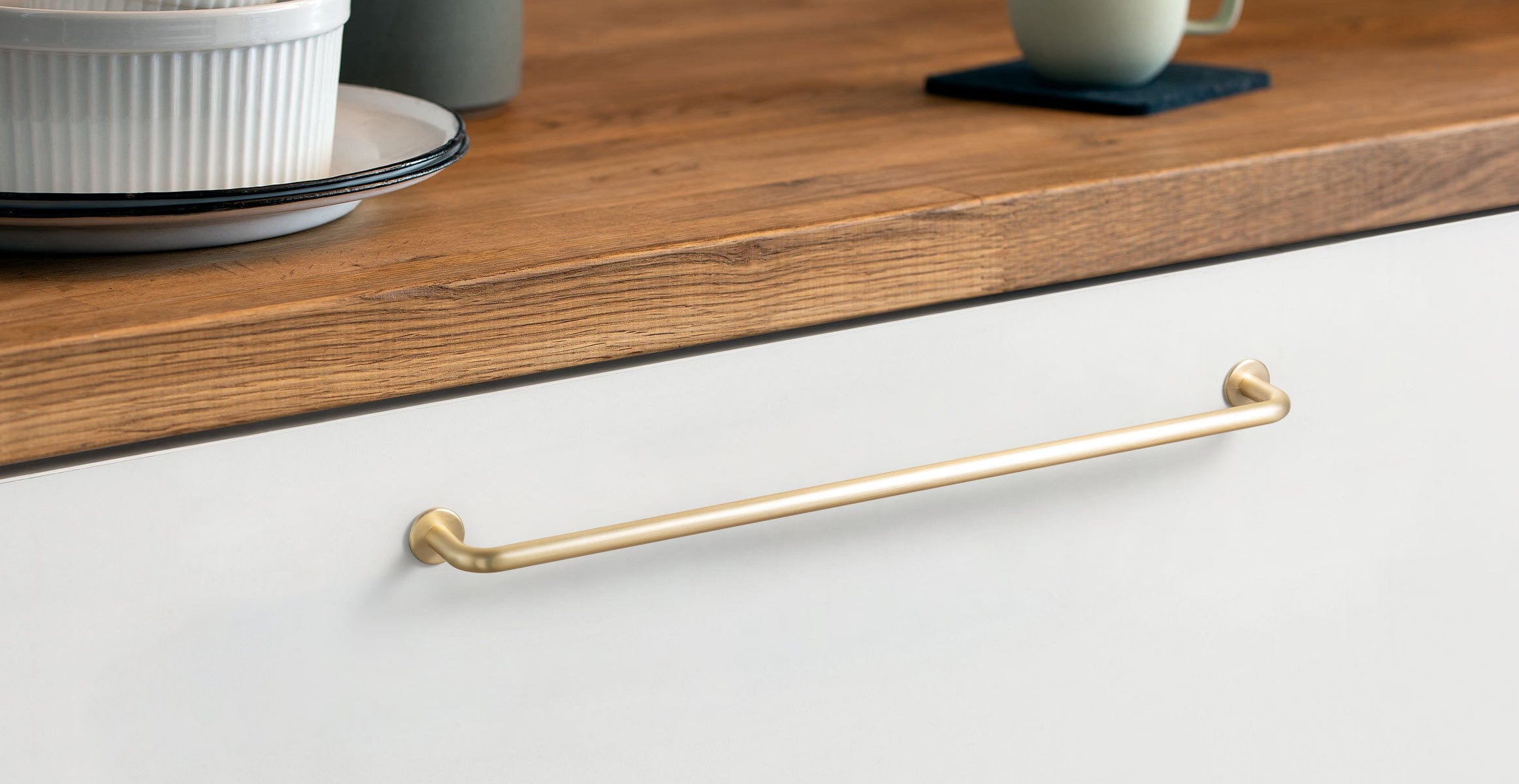 Goo-Ki Antique Drawer Pulls Solid Retro Bar Pull Furniture Hardware for Kitchen