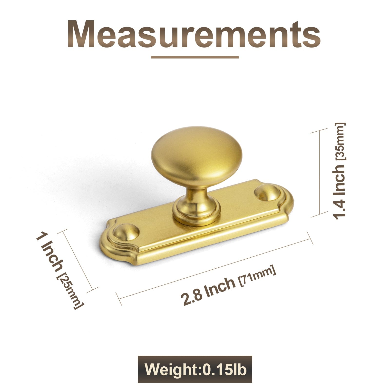 Goo-Ki Antique Drawer Pulls Solid Retro Bar Pull Furniture Hardware for Kitchen