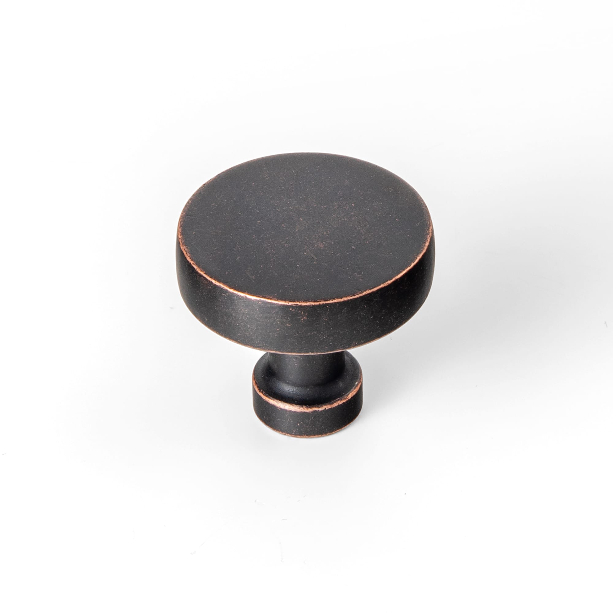 Goo-Ki Antique Oil Rubbed Bronze / No Back Plate / 6 Pack Vintage Brass Zinc Alloy Cabinet Knob with Back Plate Single Hole Center Kitchen Hardware