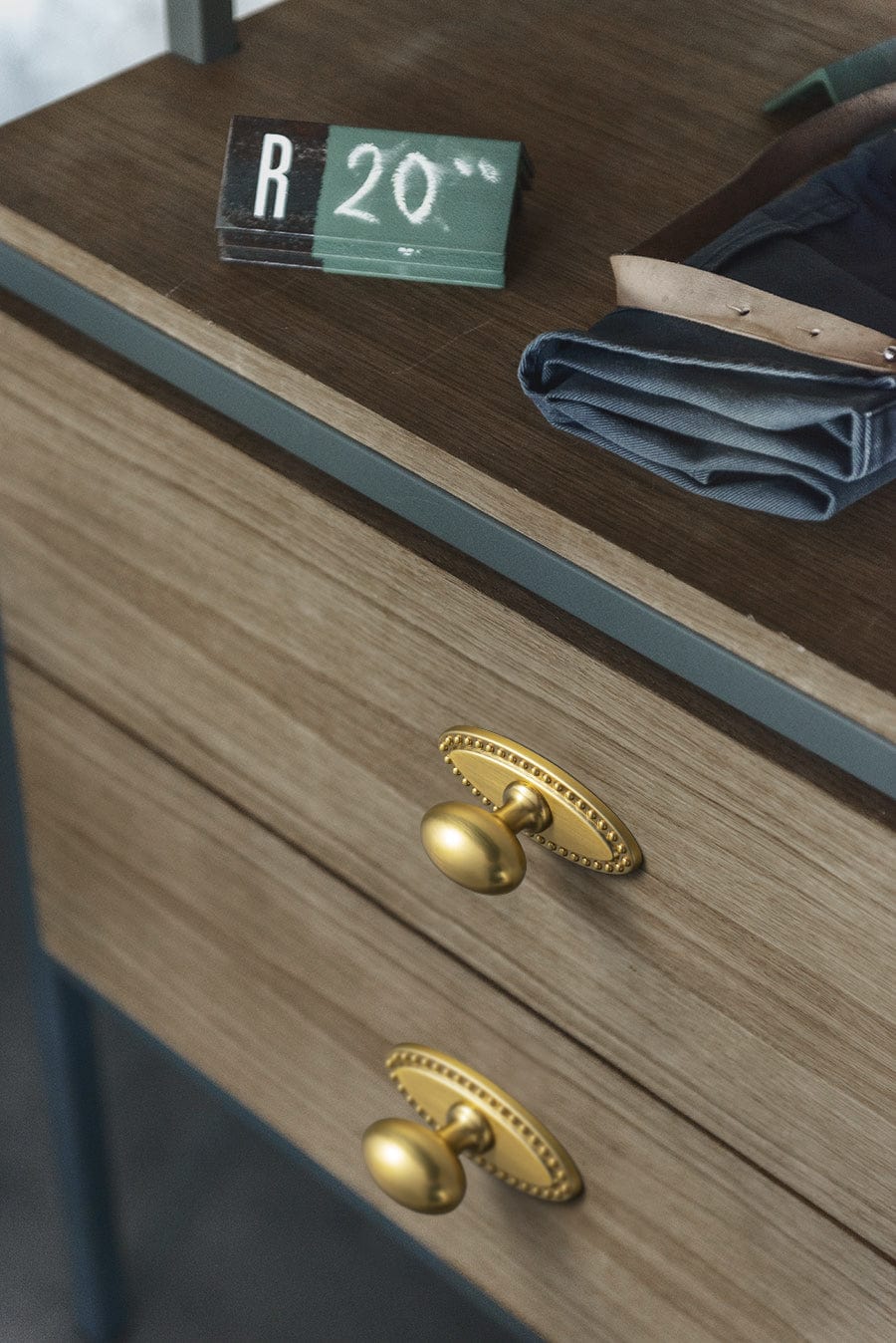 Goo-Ki Antique Oval Cabinet Knobs Zinc Alloy 1.4 Inch Diameter Drawer Knobs