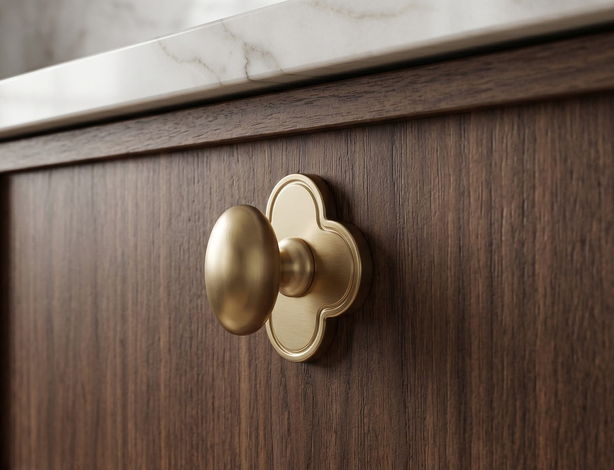 Goo-Ki Antique Oval Cabinet Knobs Zinc Alloy 1.4 Inch Diameter Drawer Knobs