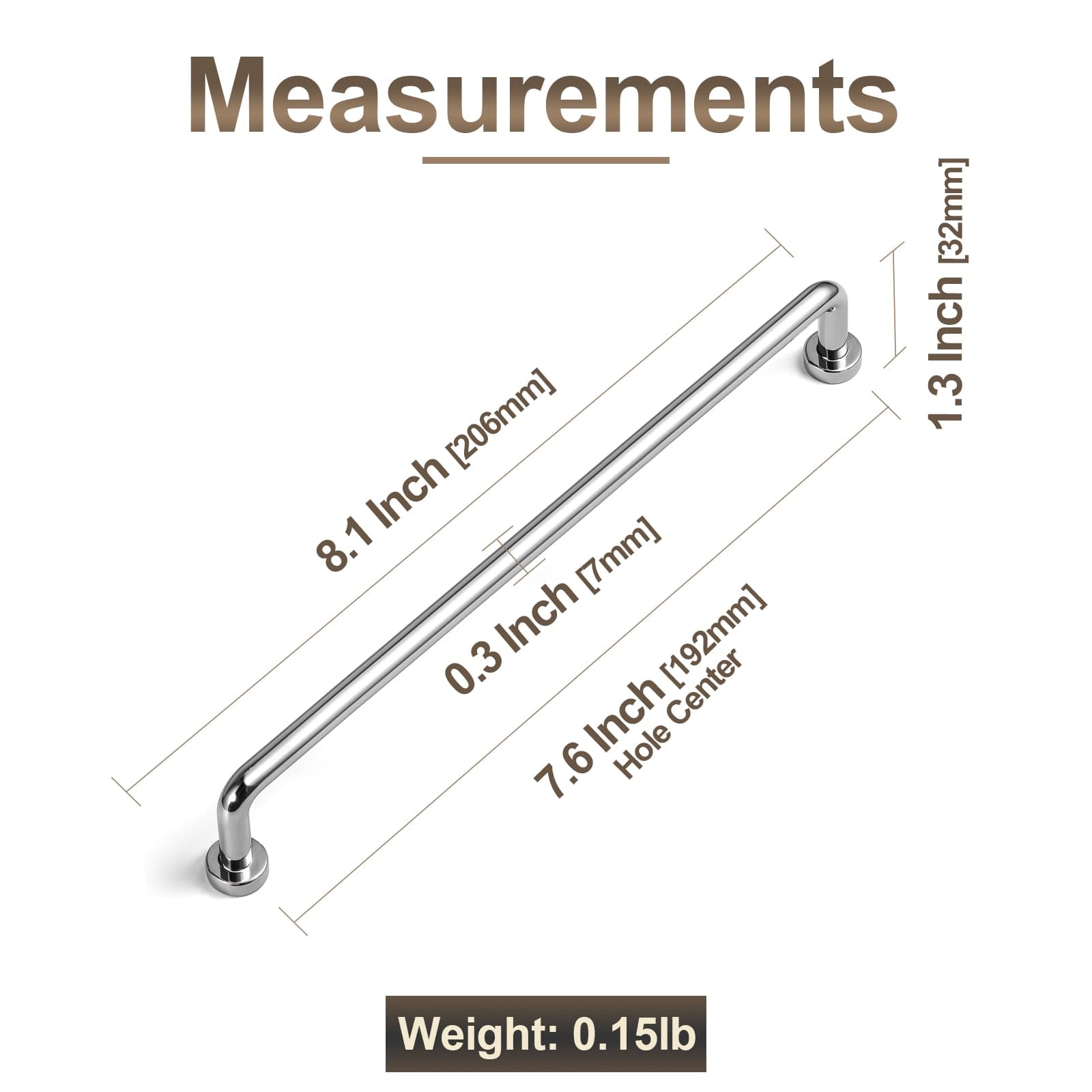 Goo-Ki Antique Rustic Vintage Cabinet Bar Pulls Decorative Drawer Handles