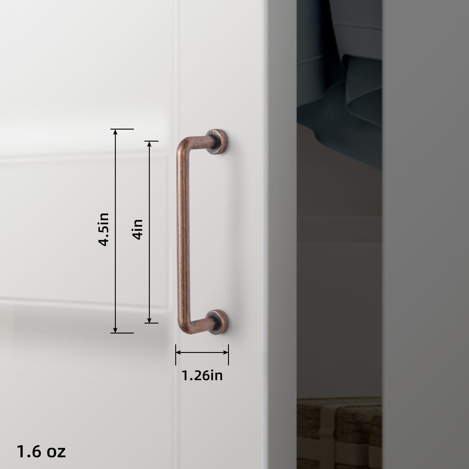 Goo-Ki Antique Rustic Vintage Cabinet Bar Pulls Decorative Drawer Handles