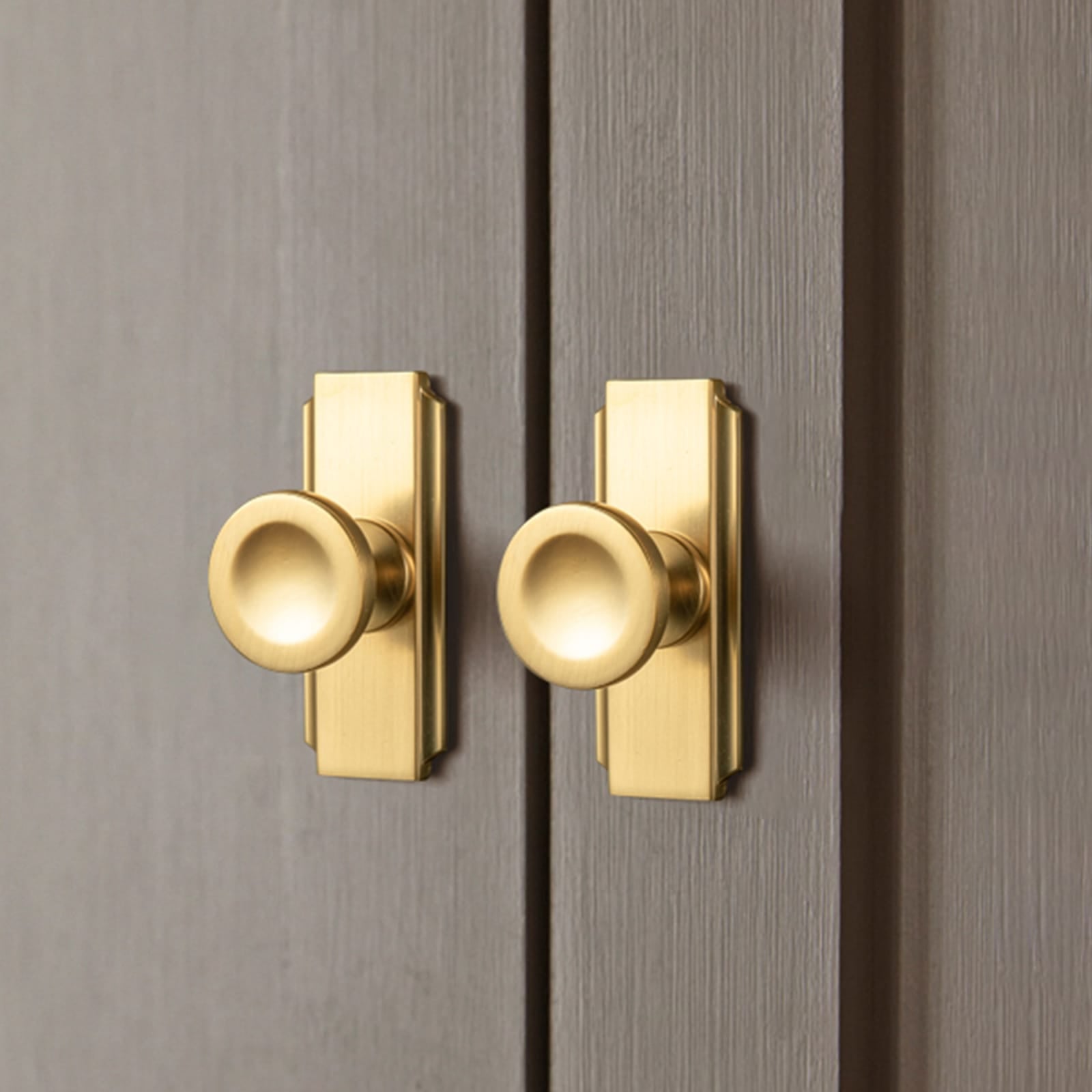Goo-Ki Assorted Shaped Zinc Alloy Cabinet Hardware - Knobs and Back Plates for Stylish Furniture