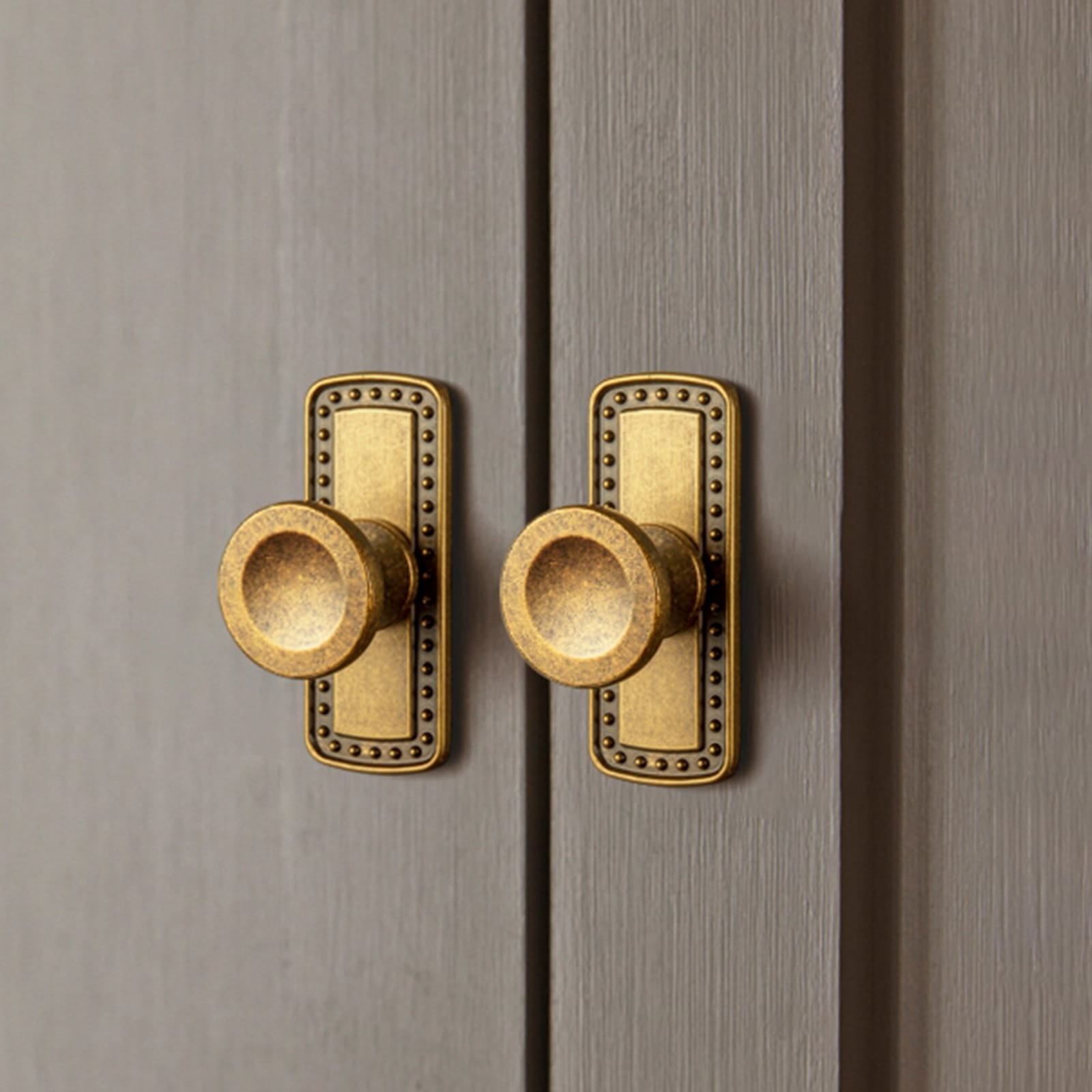 Goo-Ki Assorted Shaped Zinc Alloy Cabinet Hardware - Knobs and Back Plates for Stylish Furniture
