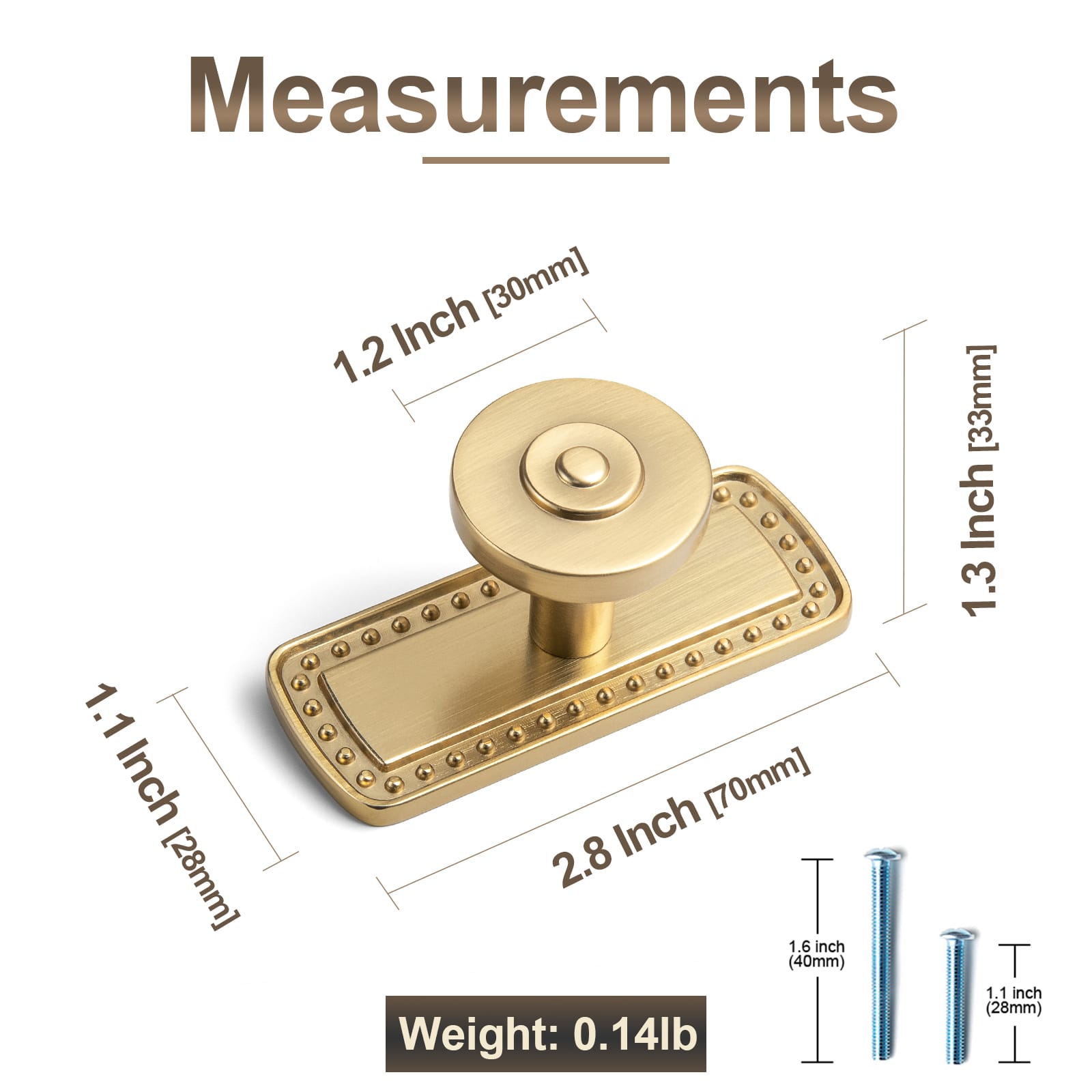 Goo-Ki Assorted Shaped Zinc Alloy Cabinet Hardware - Knobs and Back Plates for Stylish Furniture