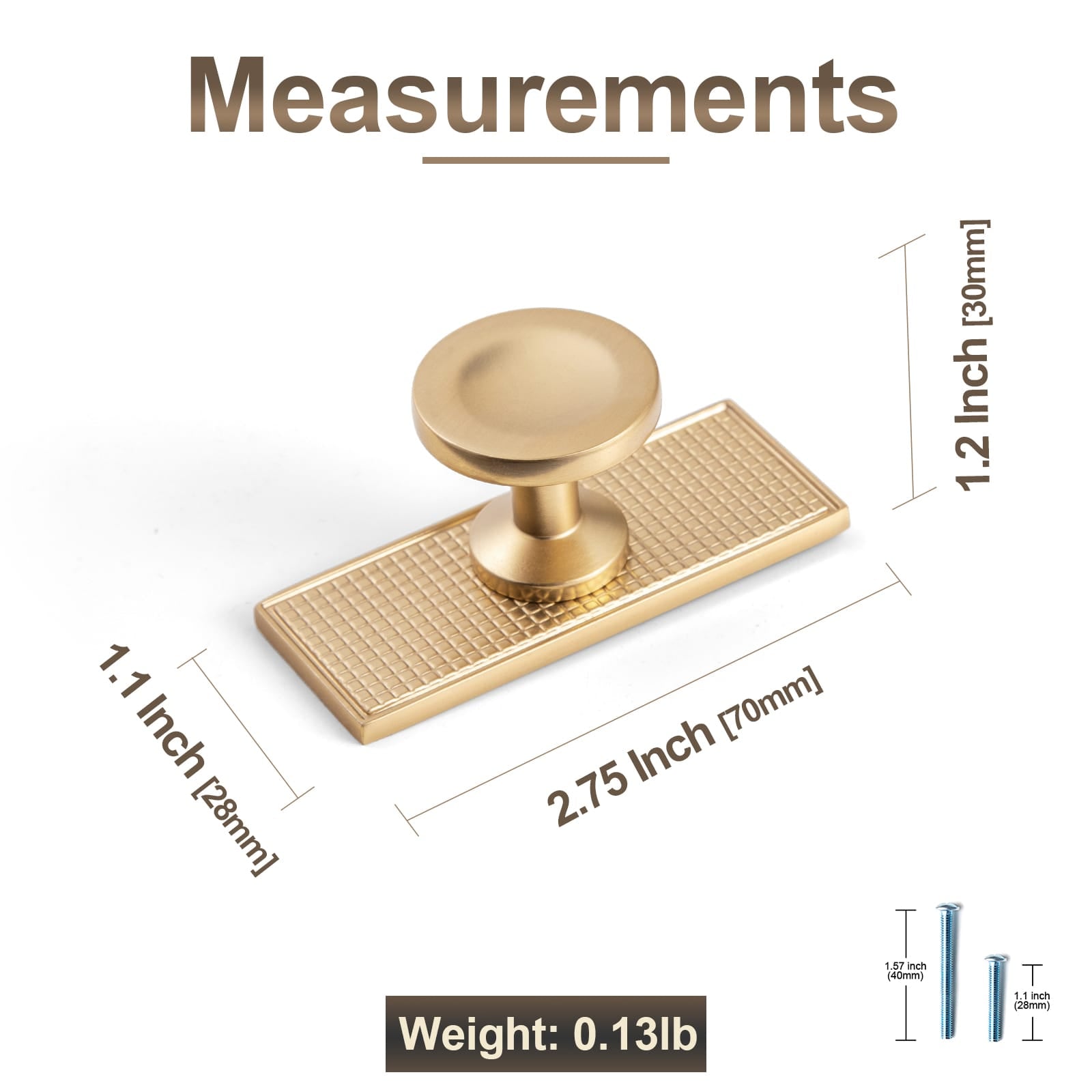 Goo-Ki Assorted Shaped Zinc Alloy Cabinet Hardware - Knobs and Back Plates for Stylish Furniture
