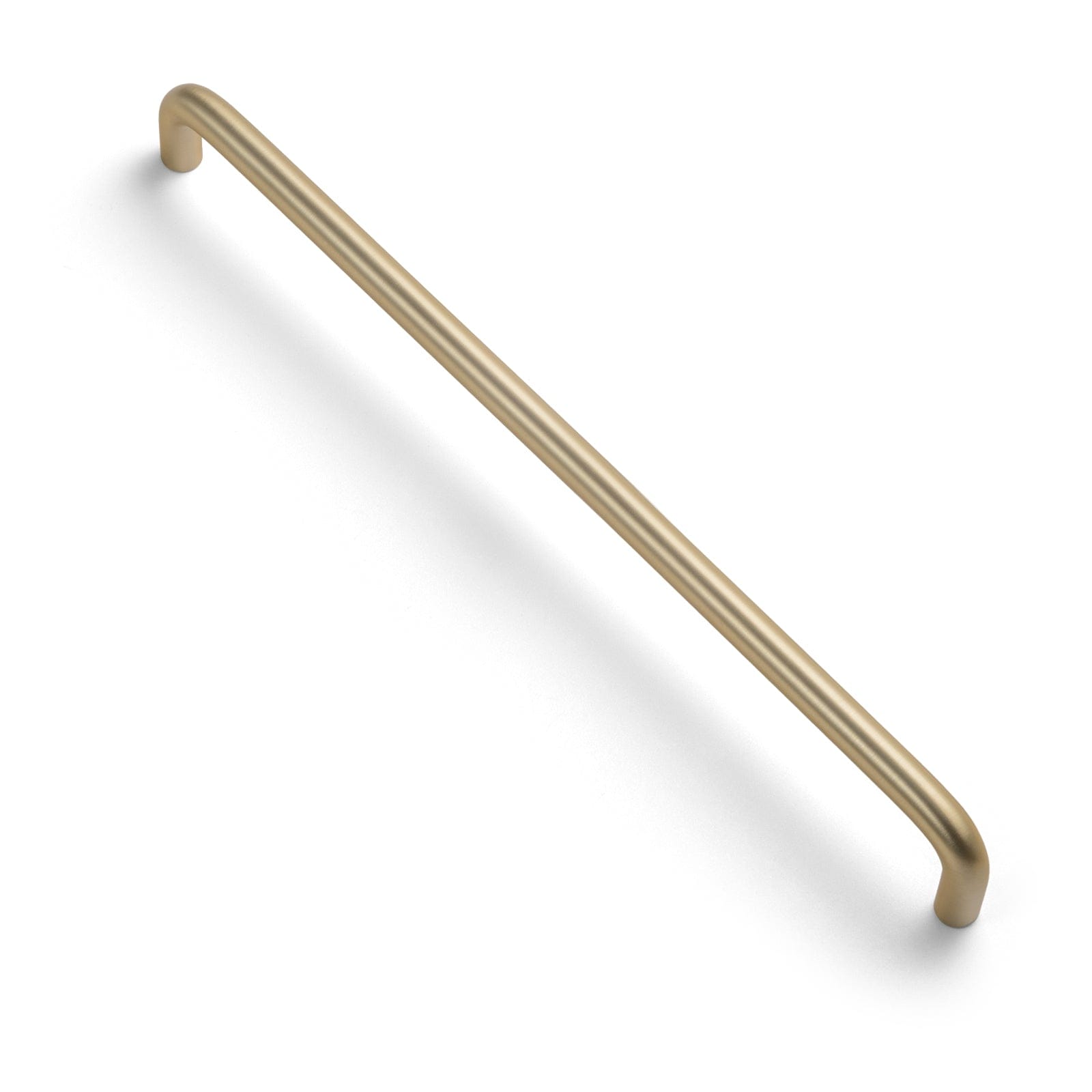 Goo-Ki Brushed Brass / 10'' Hole Center / 12 Pack Simple Sleek Wardrobe Pull Contemporary Design Cabinet Handle Modern Style