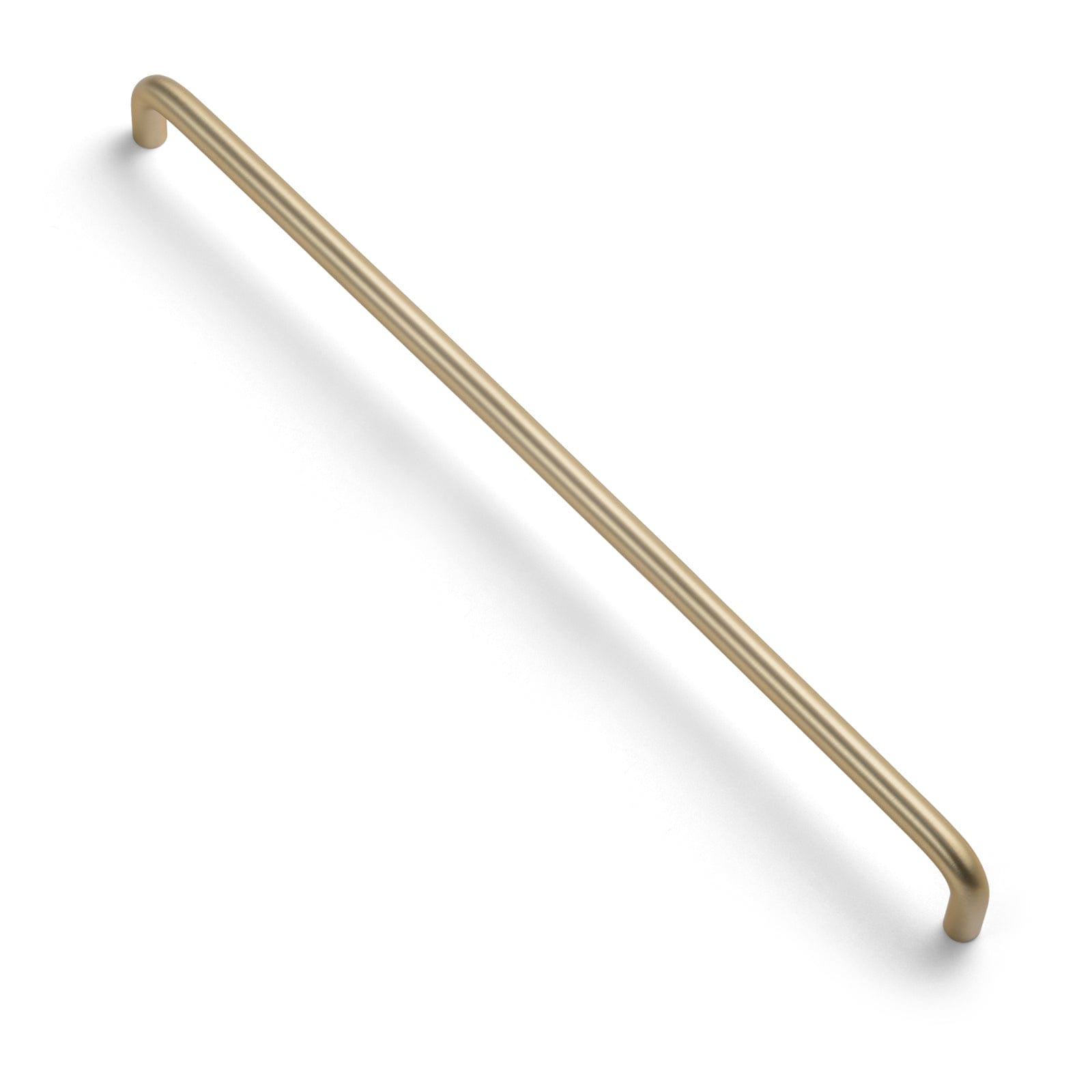 Goo-Ki Brushed Brass / 12.6'' Hole Center / 12 Pack Simple Sleek Wardrobe Pull Contemporary Design Cabinet Handle Modern Style