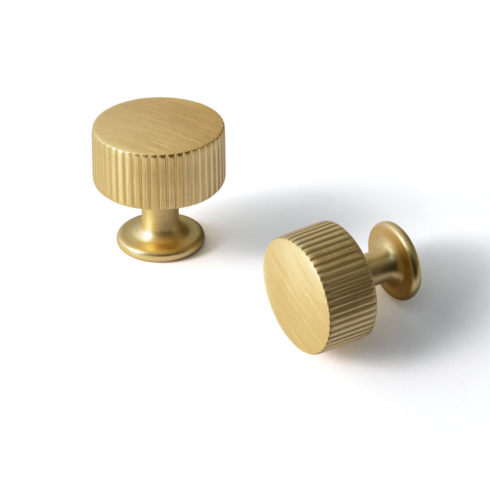 Goo-Ki Brushed Brass / Knob / 6 Pack Striped Decorations Cabinet Pull Retro Brass Cabinet Handles