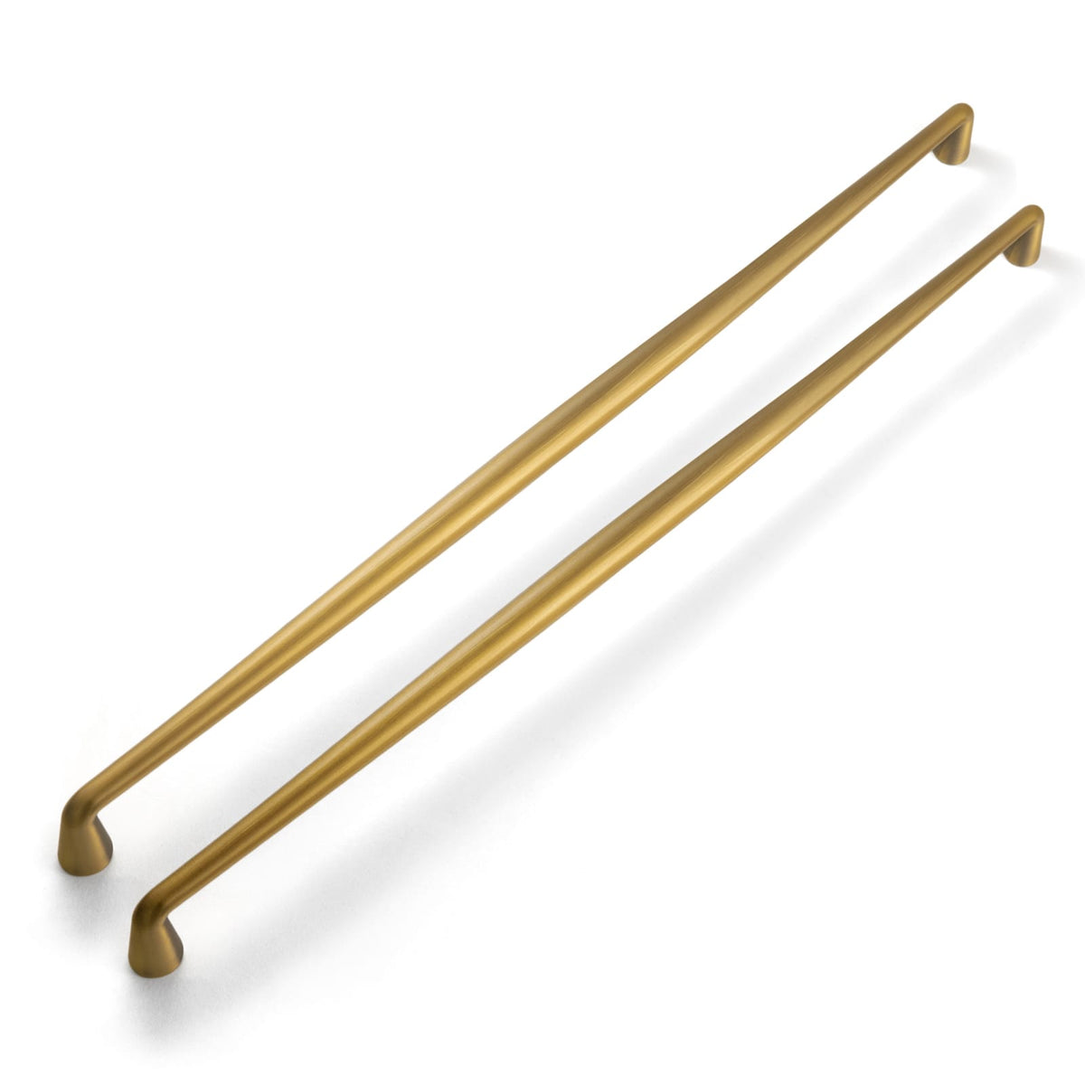 Goo-Ki Brushed Bronze / 18'' Hole Center / 6 Pack Retro Cabinet Pulls Luxurious Drawer Pulls for Bedroom Kitchen