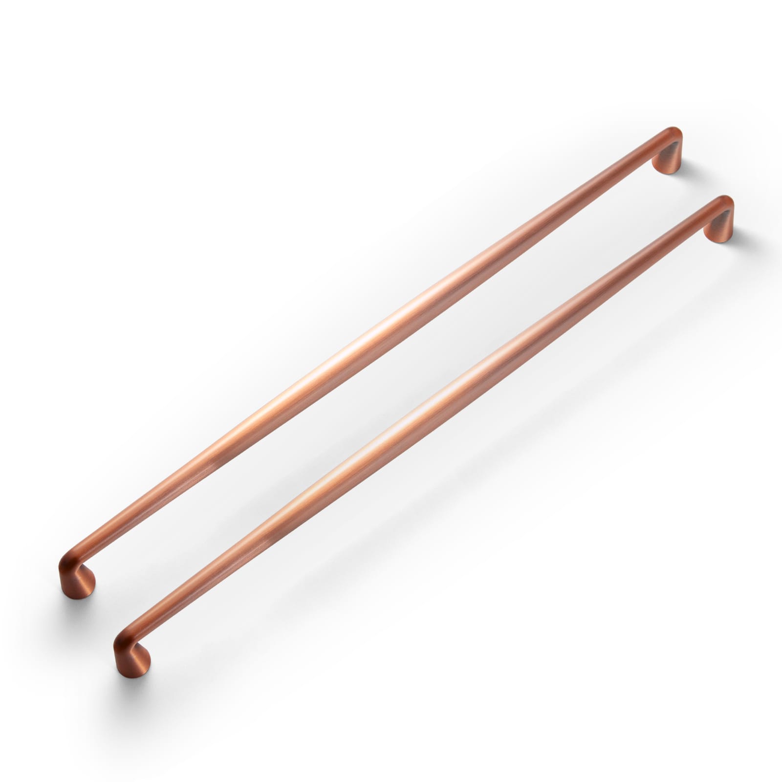 Goo-Ki Brushed Copper / 18'' Hole Center / 6 Pack Retro Cabinet Pulls Luxurious Drawer Pulls for Bedroom Kitchen