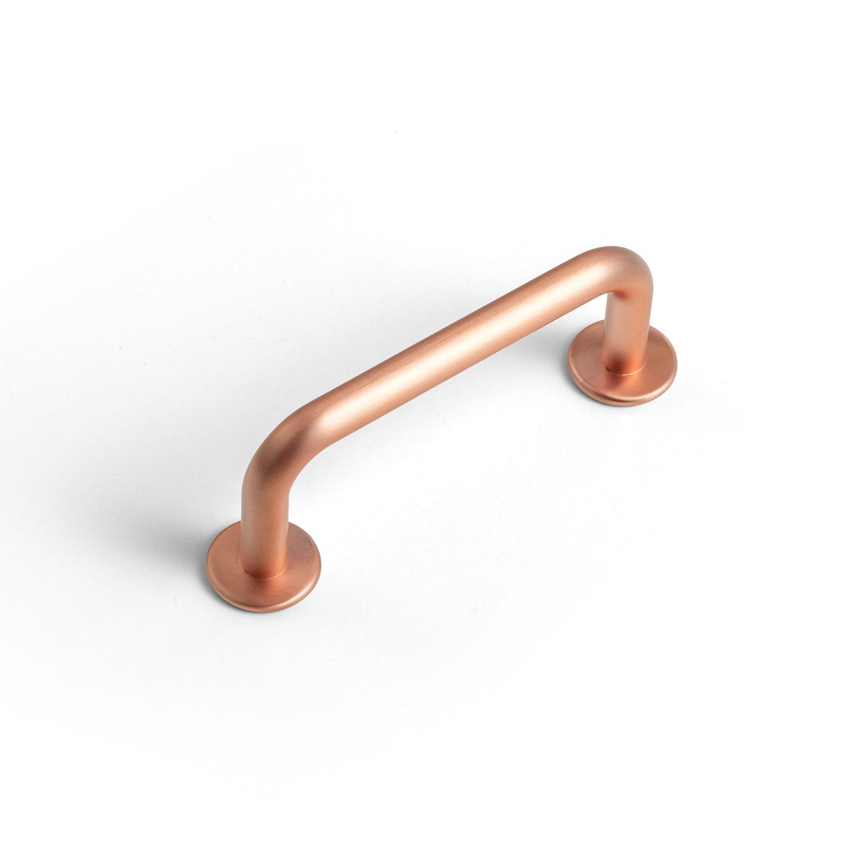 Goo-Ki Brushed Copper / 3'' Hole Center / 6 Pack Antique Drawer Pulls Solid Retro Bar Pull Furniture Hardware for Kitchen