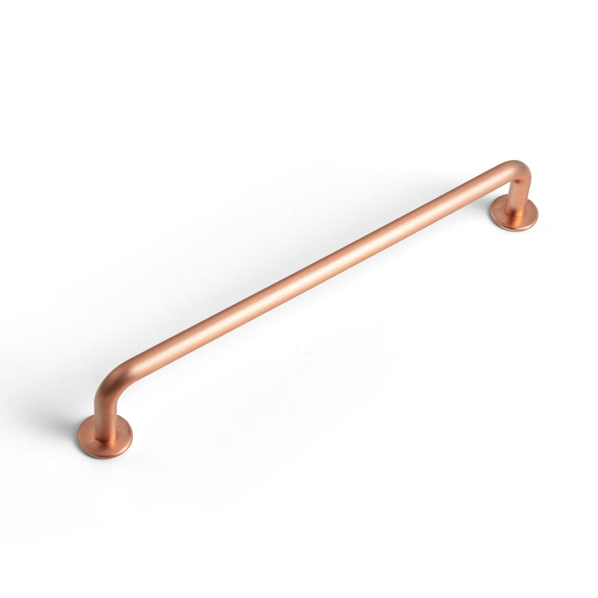 Goo-Ki Brushed Copper / 7.6'' Hole Center / 6 Pack Antique Drawer Pulls Solid Retro Bar Pull Furniture Hardware for Kitchen