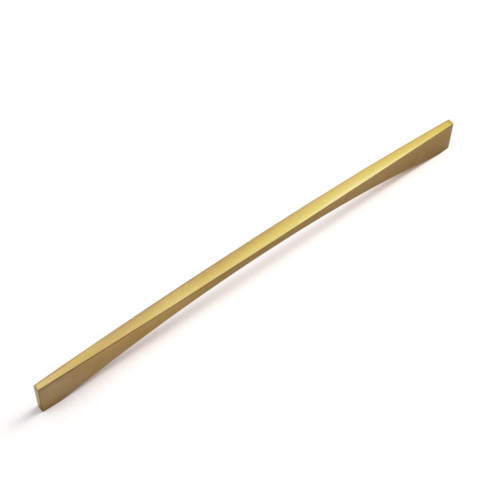 Goo-Ki Brushed Gold / 12.6'' Hole Center / 6 Pack Stylish Modern Cabinet Pull Wardrobe Knobs for Bedroom