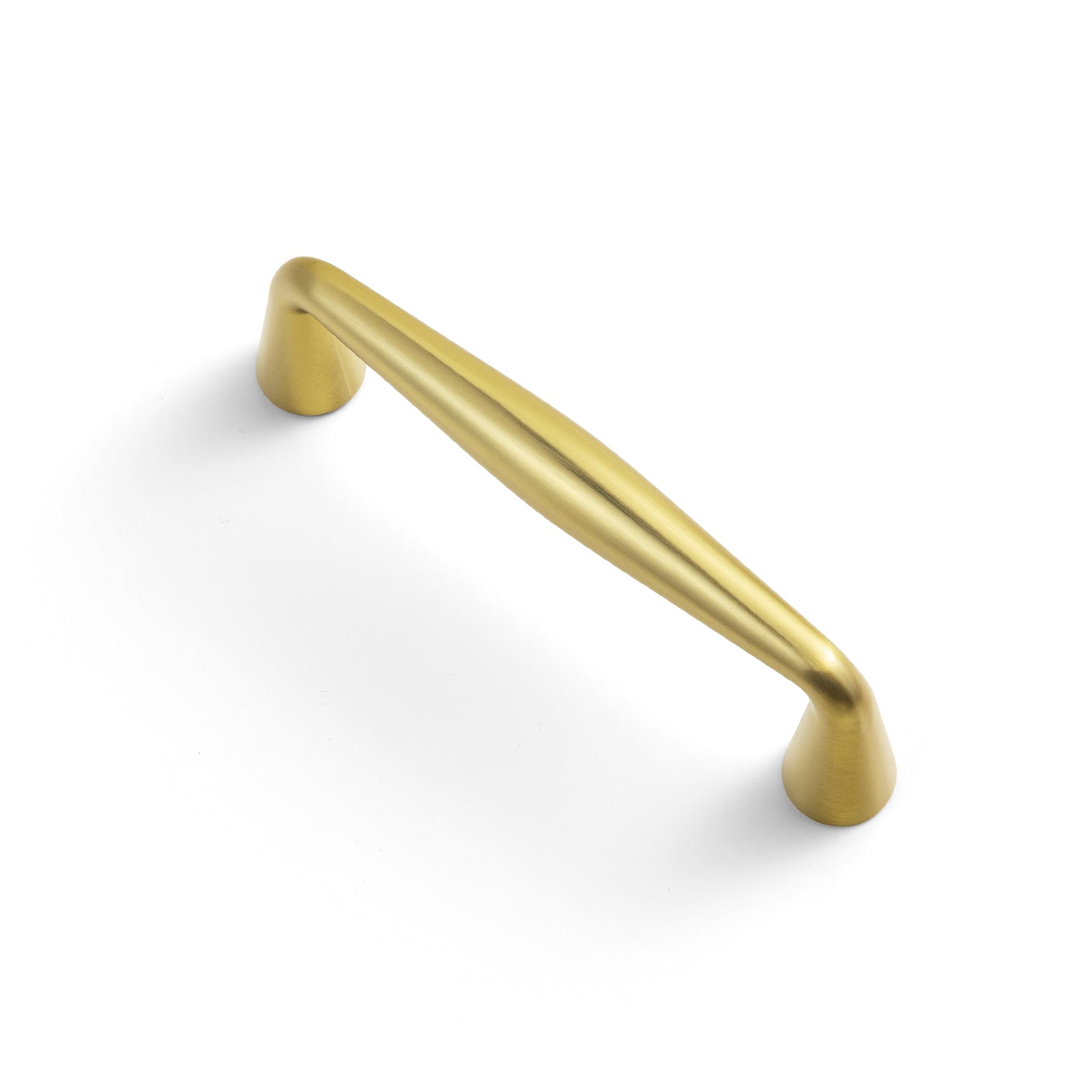 Goo-Ki Brushed Gold / 3'' Hole Center / 6 Pack Retro Cabinet Pulls Luxurious Drawer Pulls for Bedroom Kitchen