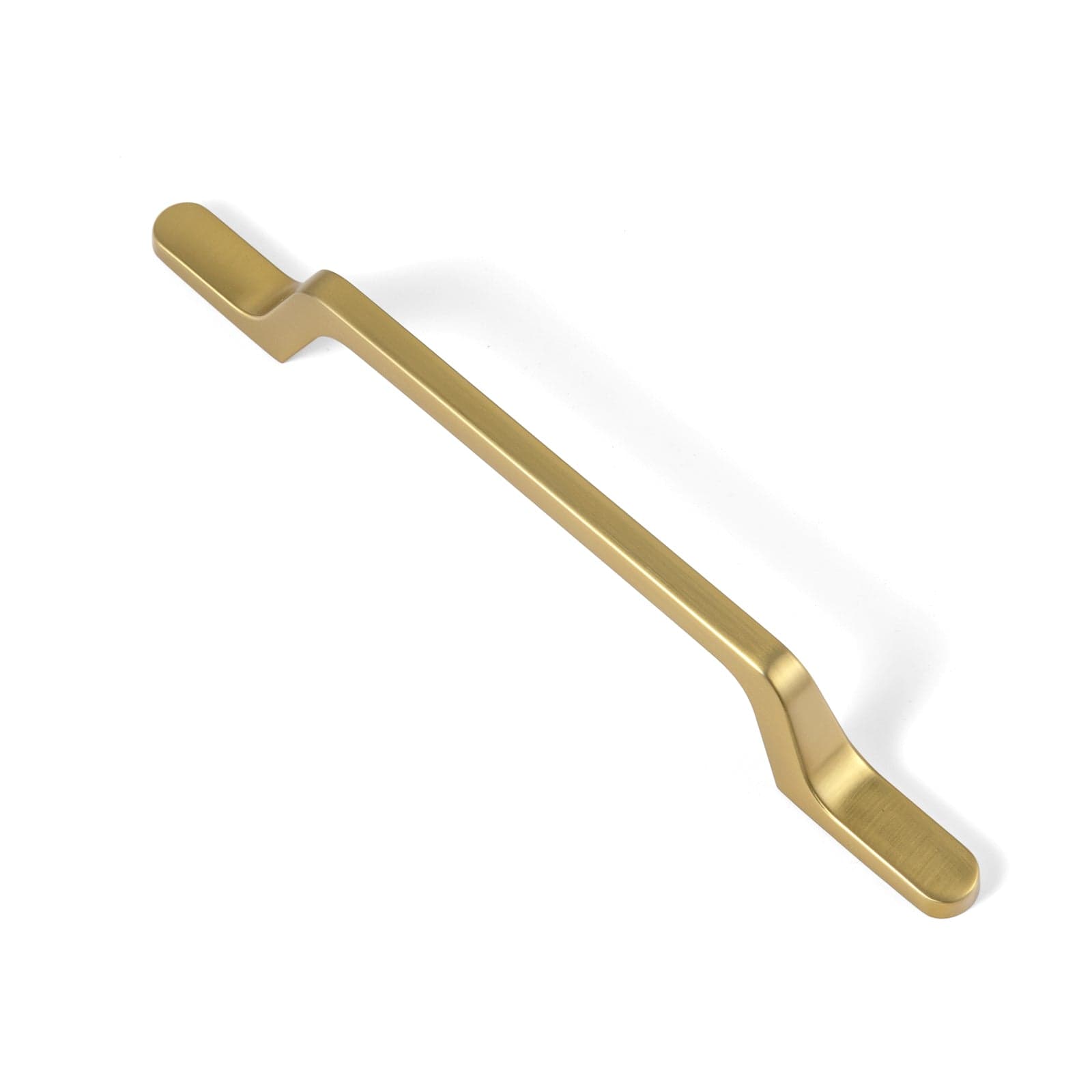 Goo-Ki Brushed Gold / 5'' Hole Center / 6 Pack European Style Retro Brass Drawer Pulls for Dresser Cupboard Vintage Bronze Bar Pulls