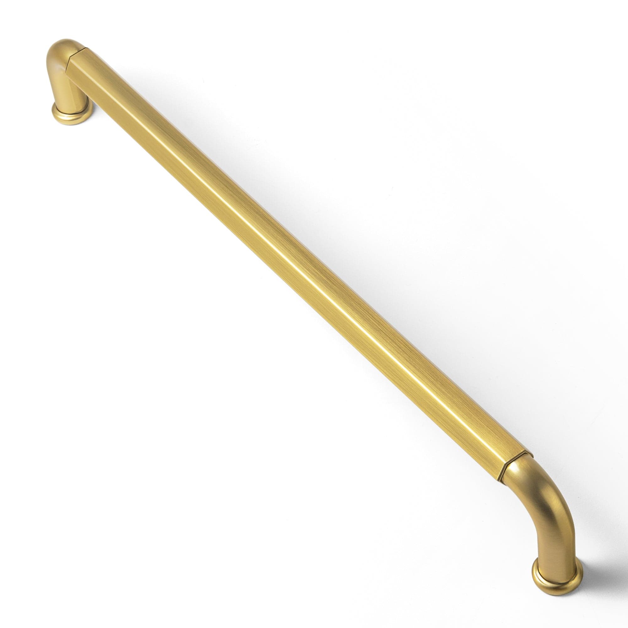 Goo-Ki Brushed Gold / 7.6'' Hole Center / 6 Pack Antique Brass Cabinet Pulls Affordable Luxury Vintage Drawer Knobs for Kitchen