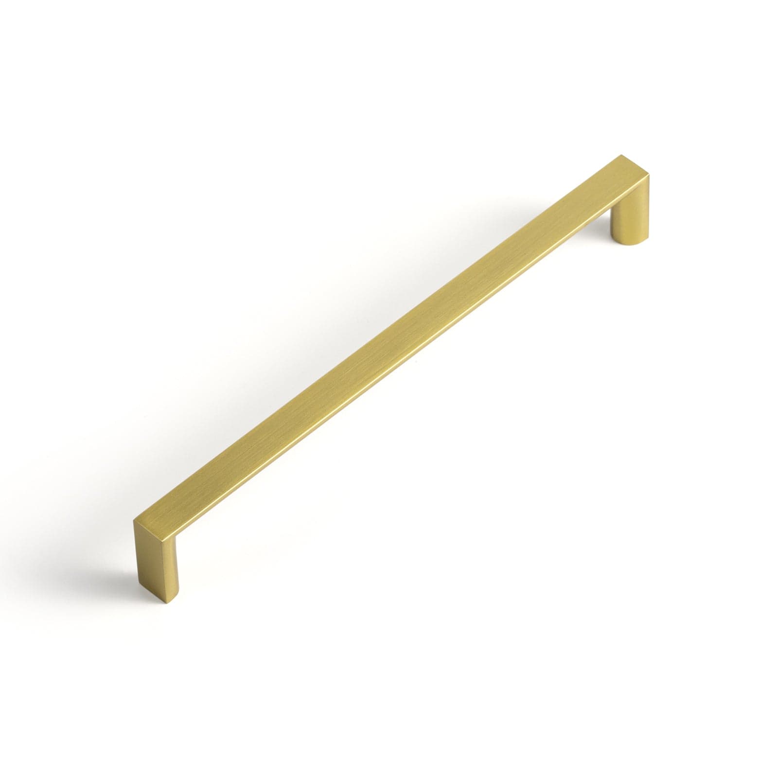 Goo-Ki Brushed Gold / 7.6'' Hole Center / 6 Pack Long Cabinet Bar Pulls Antique Vintage Brass Solid Drawer Handles