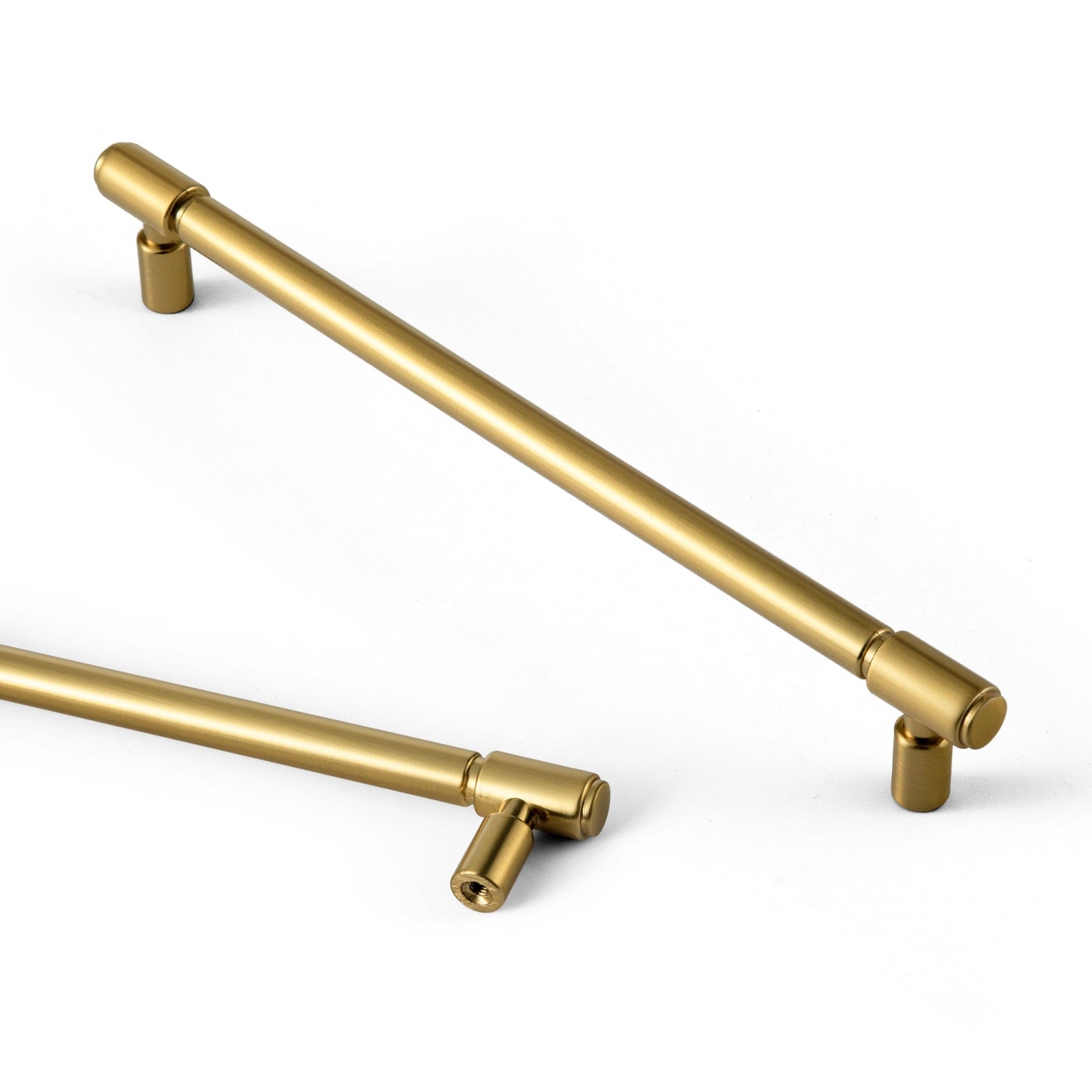 Goo-Ki Brushed Gold / 7.6'' Hole Center / 6 Pack Retro Bar Handle for Dresser Cupboard Vintage Bronze Ancient Pull