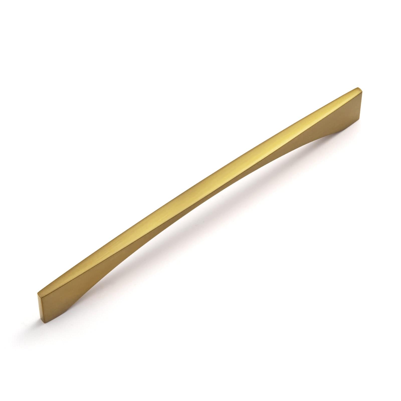 Goo-Ki Brushed Gold / 7.6'' Hole Center / 6 Pack Stylish Modern Cabinet Pull Wardrobe Knobs for Bedroom