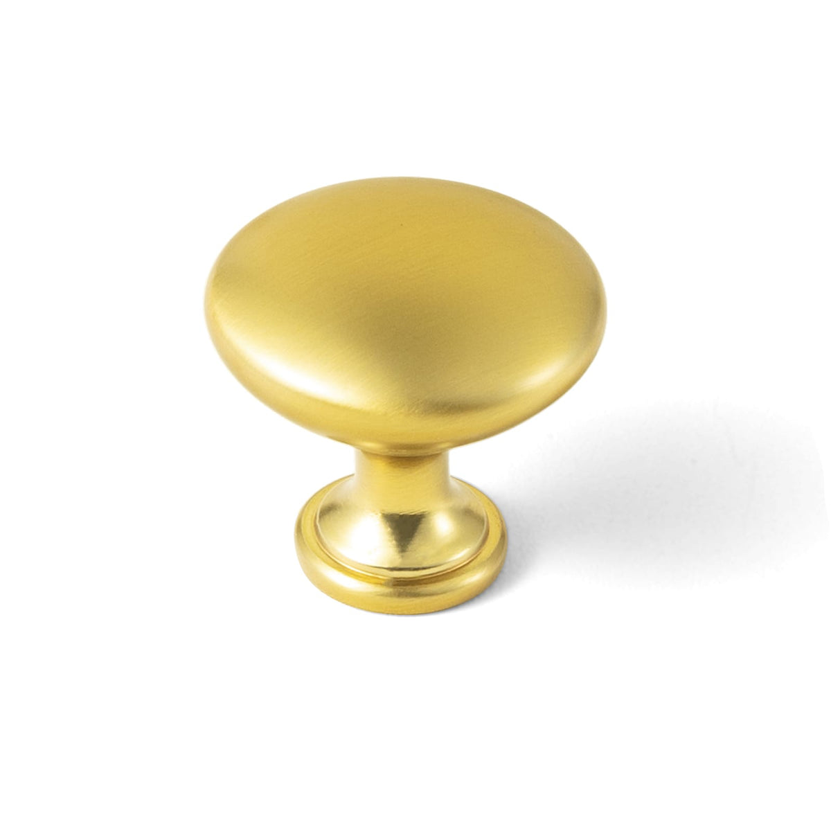 Goo-Ki Brushed Gold / Knob / 6 Pack Antique Drawer Pulls Solid Retro Bar Pull Furniture Hardware for Kitchen