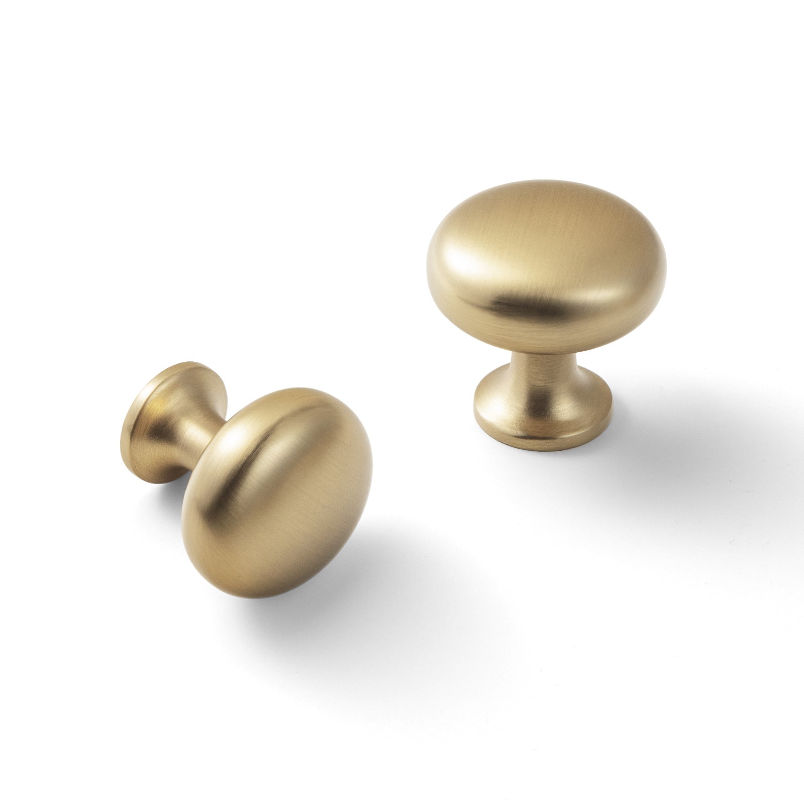 Goo-Ki Champagne Bronze / 1.2'' Knob / 6 Pack Multi-colored Classic Drawer Knob Mushroom Round Cabinet Knob