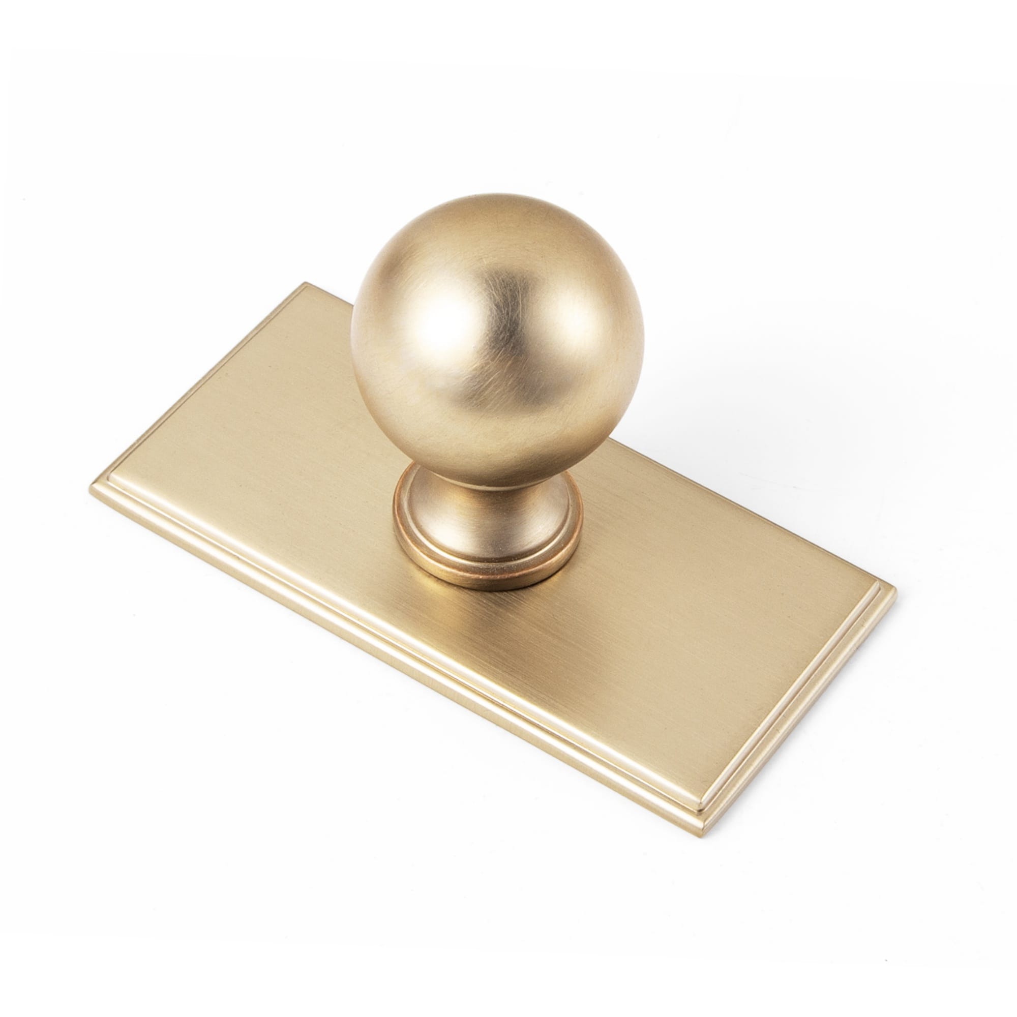 Goo-Ki Champagne Bronze / 10107L / 1.14'' Knob 6 Pack Stylish Zinc Alloy Cabinet Knobs Classic Round Design Durable Cabinet Handles