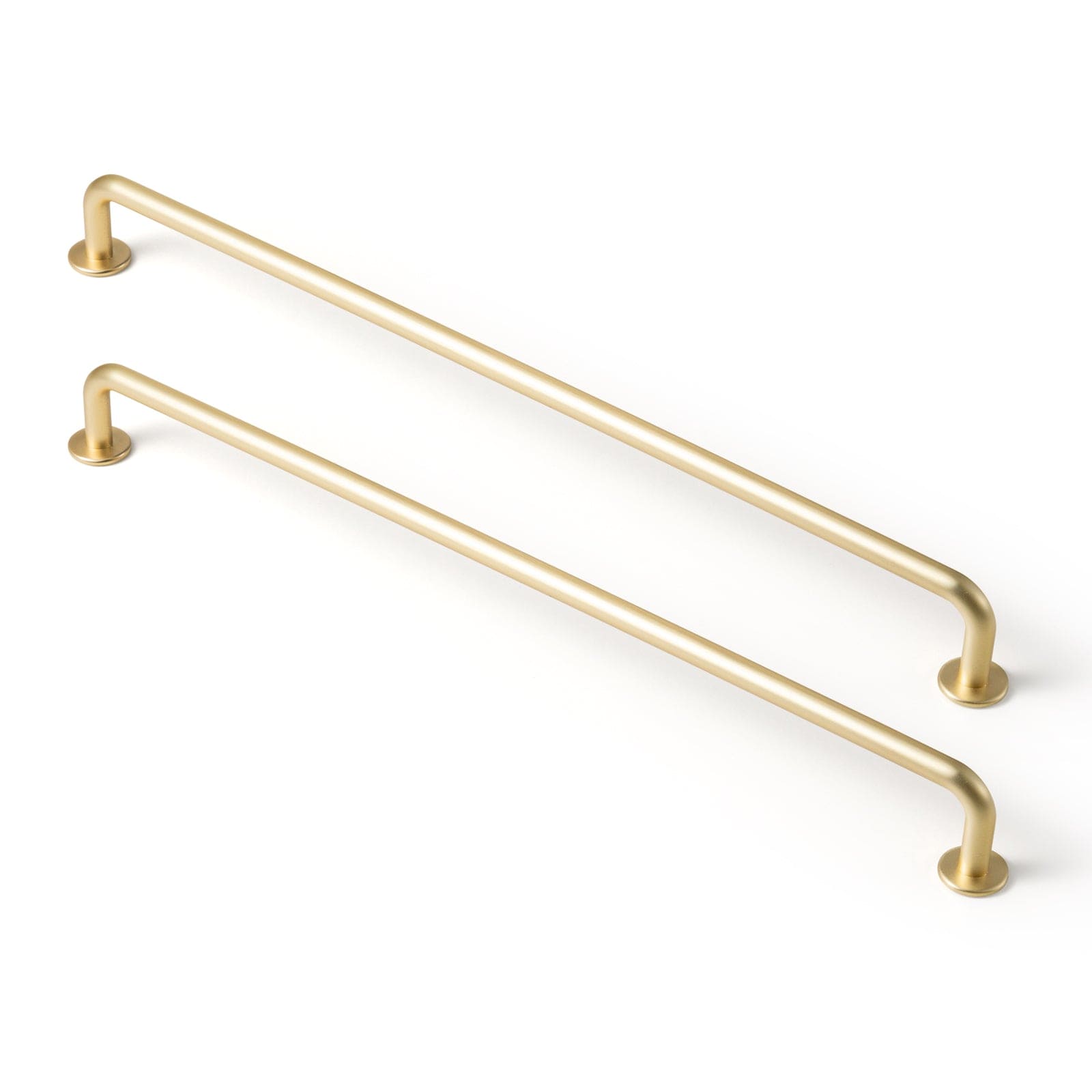 Goo-Ki Champagne Bronze / 12.6'' Hole Center / 6 Pack Antique Drawer Pulls Solid Retro Bar Pull Furniture Hardware for Kitchen