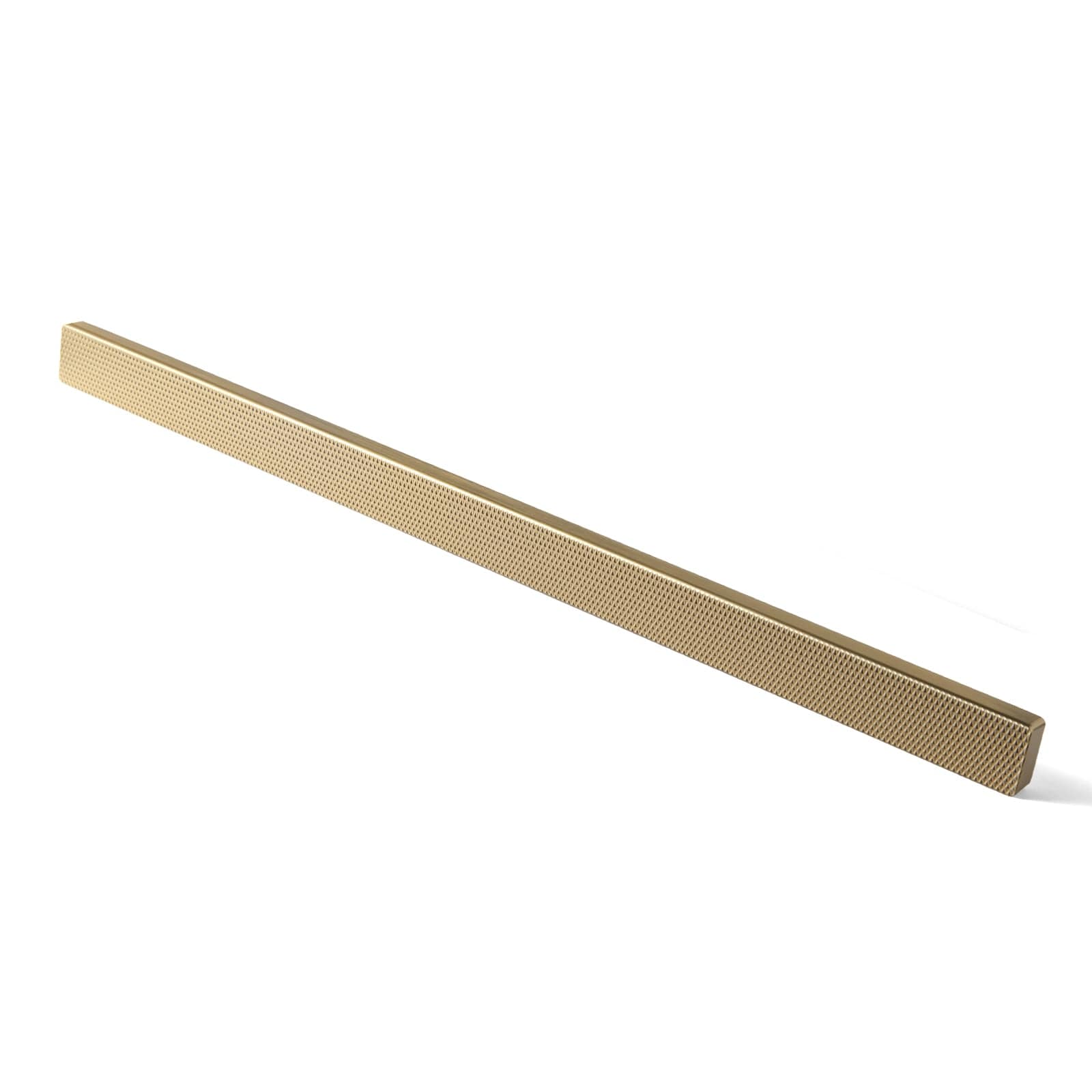 Goo-Ki Champagne Bronze / 12.6'' Hole Center / 6 Pack Modern Aluminum Knurled Cabinet Pull Handles - Comfortable Grip & Long - lasting
