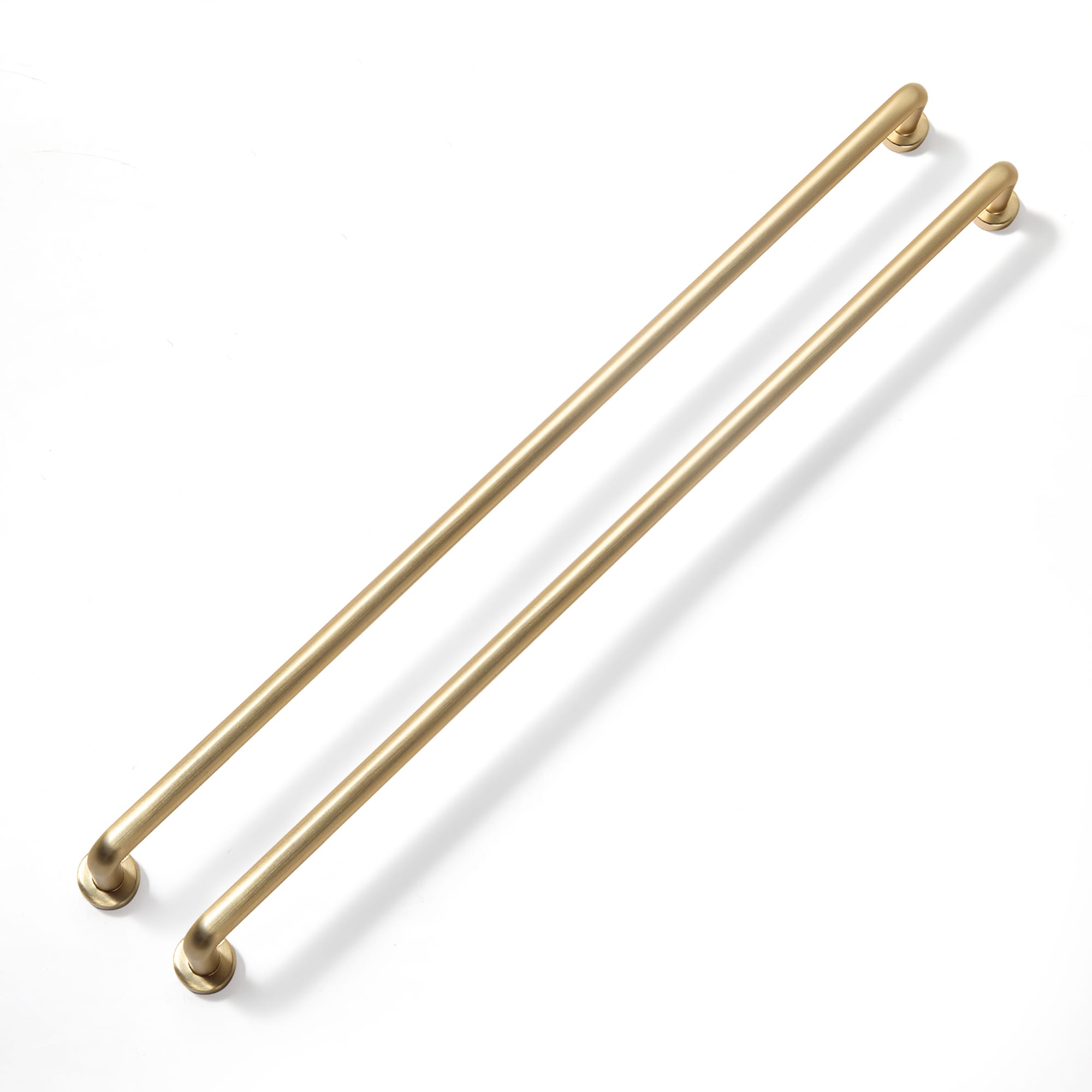 Goo-Ki Champagne Bronze / 18'' Hole Center / 6 Pack Antique Rustic Vintage Cabinet Bar Pulls Decorative Drawer Handles
