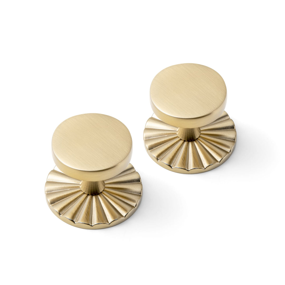 Goo-Ki Champagne Bronze / 2317 / 6 Pack Antique Brass Cabinet Knobs with Back Plates Ornate Cabinet Pulls for Kitchen Cabinet Hardware