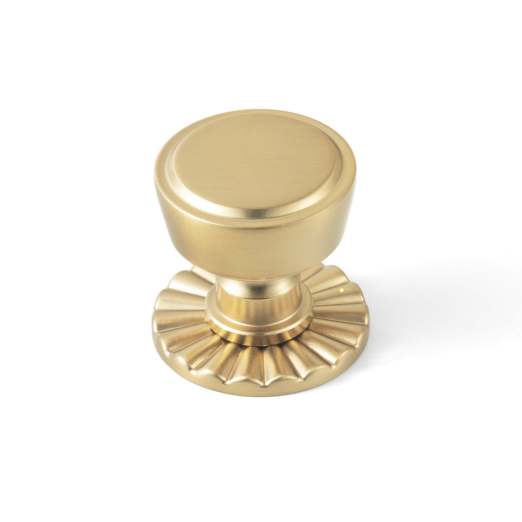 Goo-Ki Champagne Bronze / 2317 / 6 Pack Retro Drawer Knobs for Dresser Cupboard Solid Zinc Alloy Single Hole Cabinet Hardware