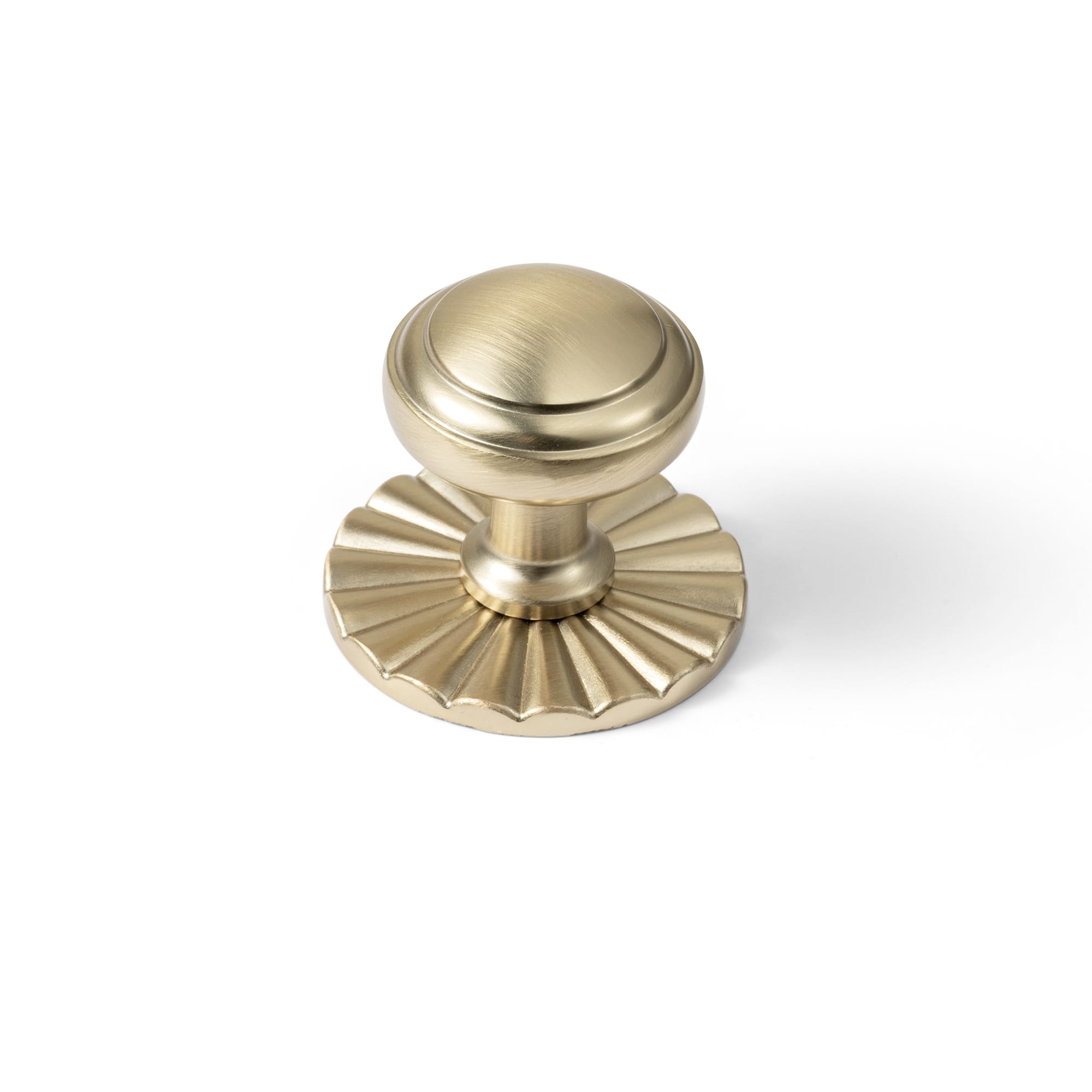 Goo-Ki Champagne Bronze / 2317 / 6 Pack Round Mushroom Cabinet Knobs, Solid Zinc Alloy Single Hole Drawer Knobs, Vintage Furniture Hardware