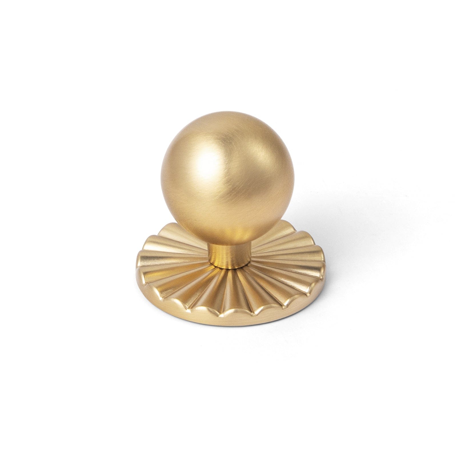 Goo-Ki Champagne Bronze / 2317 / Single Hole Small Knob - 6 Pack Round Cabinet Knobs with Back Plate Zinc Alloy Cabinet Handle with Long Back Plate