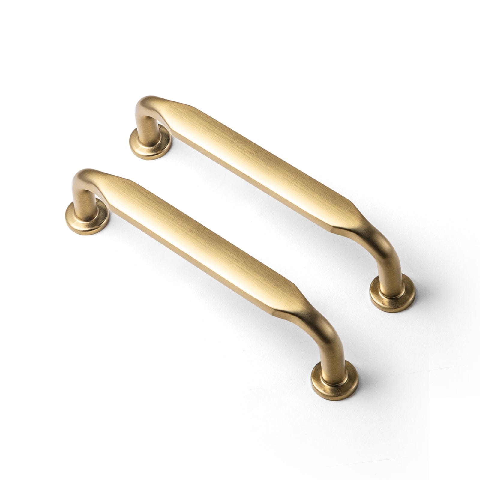 Goo-Ki Champagne Bronze / 3.78'' Hole Center / 6 Pack Minimalist Slim Design Zinc Alloy Cabinet Pulls – Rustic Hardware for a Streamlined Look