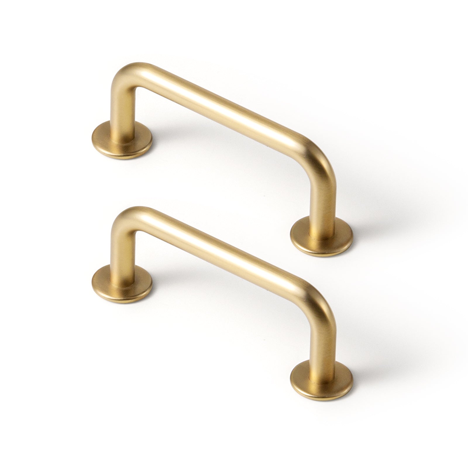 Goo-Ki Champagne Bronze / 3'' Hole Center / 6 Pack Antique Drawer Pulls Solid Retro Bar Pull Furniture Hardware for Kitchen